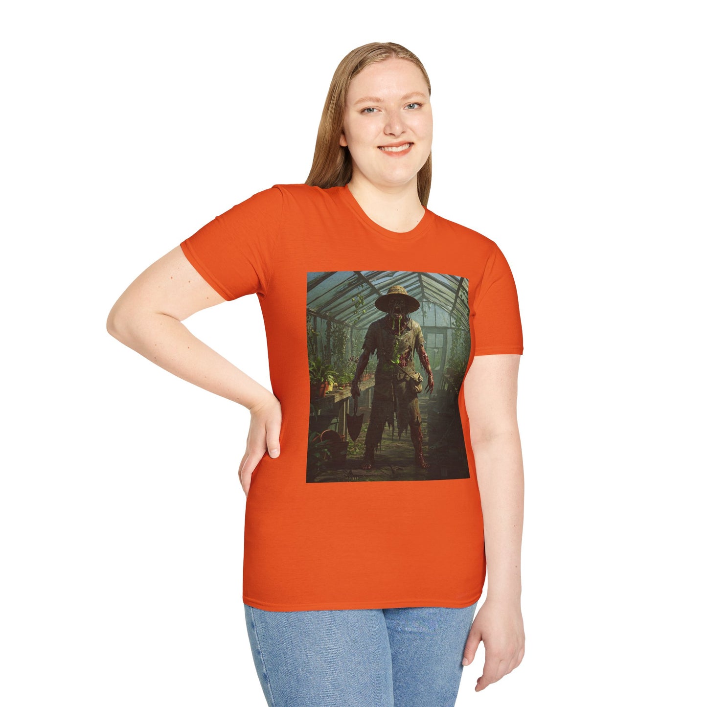 Unisex Softstyle T-Shirt - Gothic Scarecrow Graphic Tee