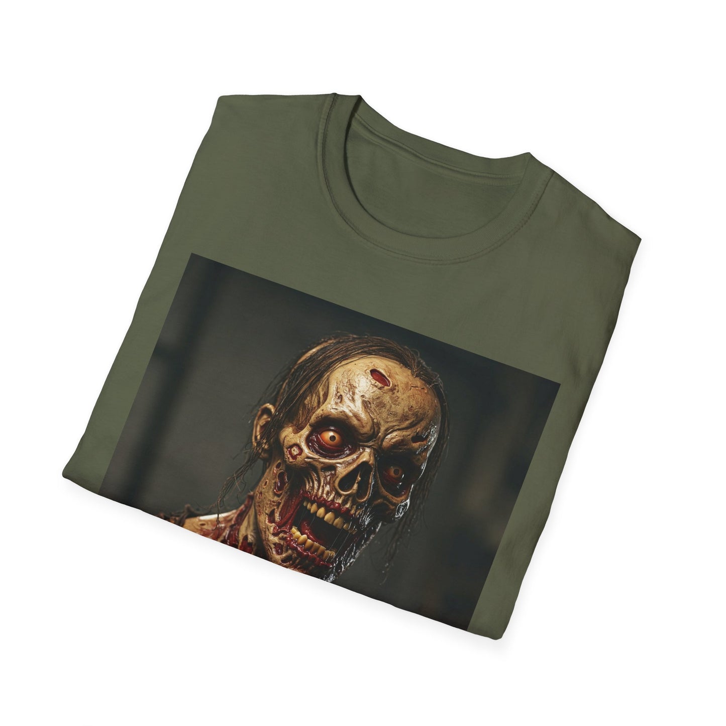 Apocalyptic Portrait Tee: A Vision of Decay Zombie Horror