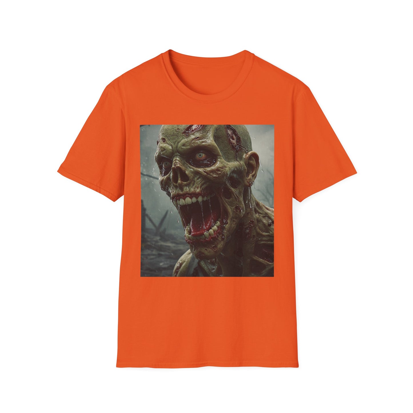 Apocalyptic Portrait Tee: A Vision of Decay