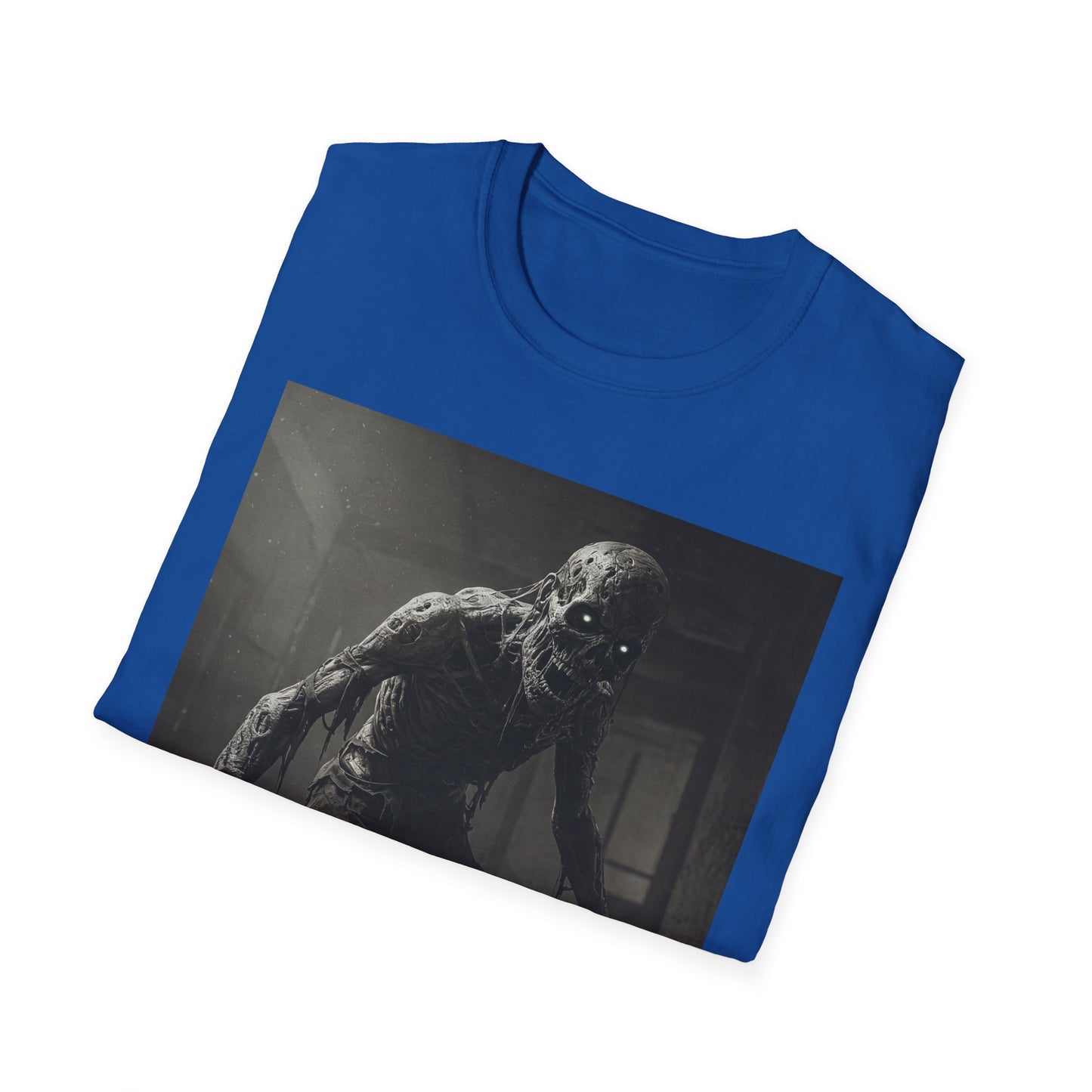 Apocalyptic Portrait Tee, bold, decaying zombie graphic