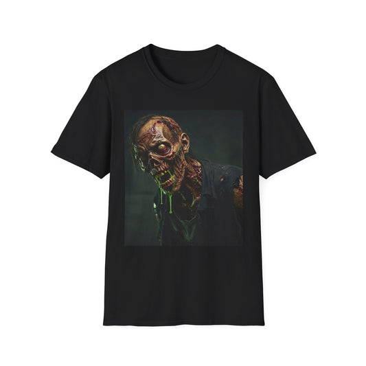 Graphic Zombie Unisex Softstyle T-Shirt - Perfect for Horror Fans and Halloween