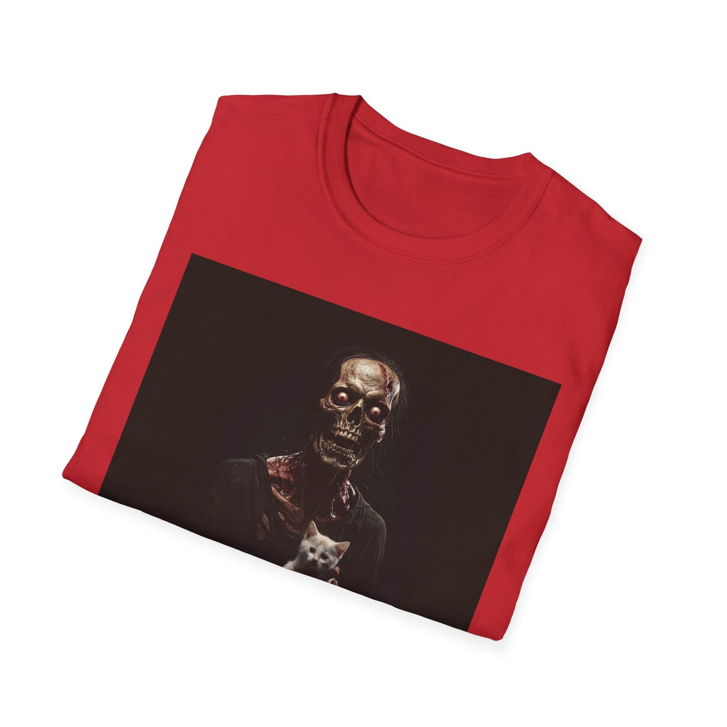 Apocalyptic Portrait Tee, bold, decaying zombie graphic