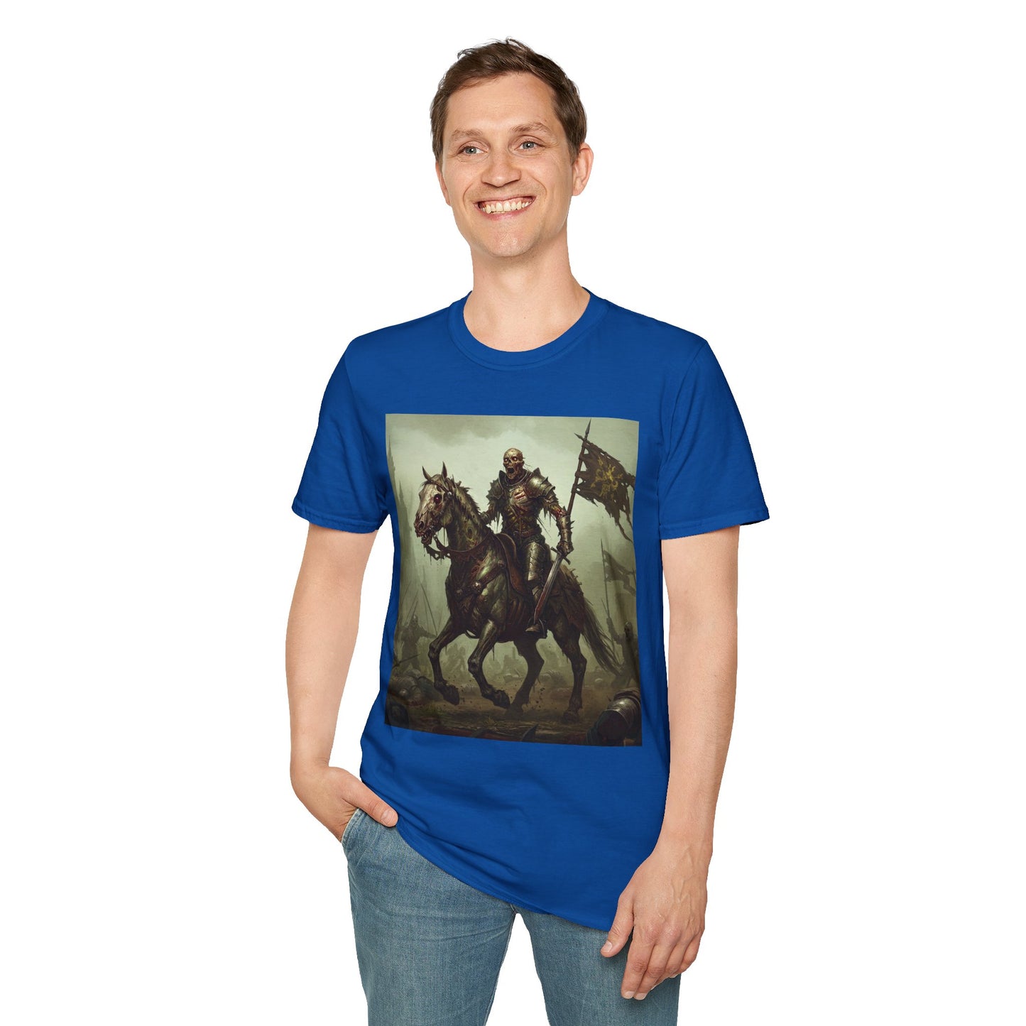 Epic Knight Riding T-Shirt - Unisex Fantasy Graphic Tee