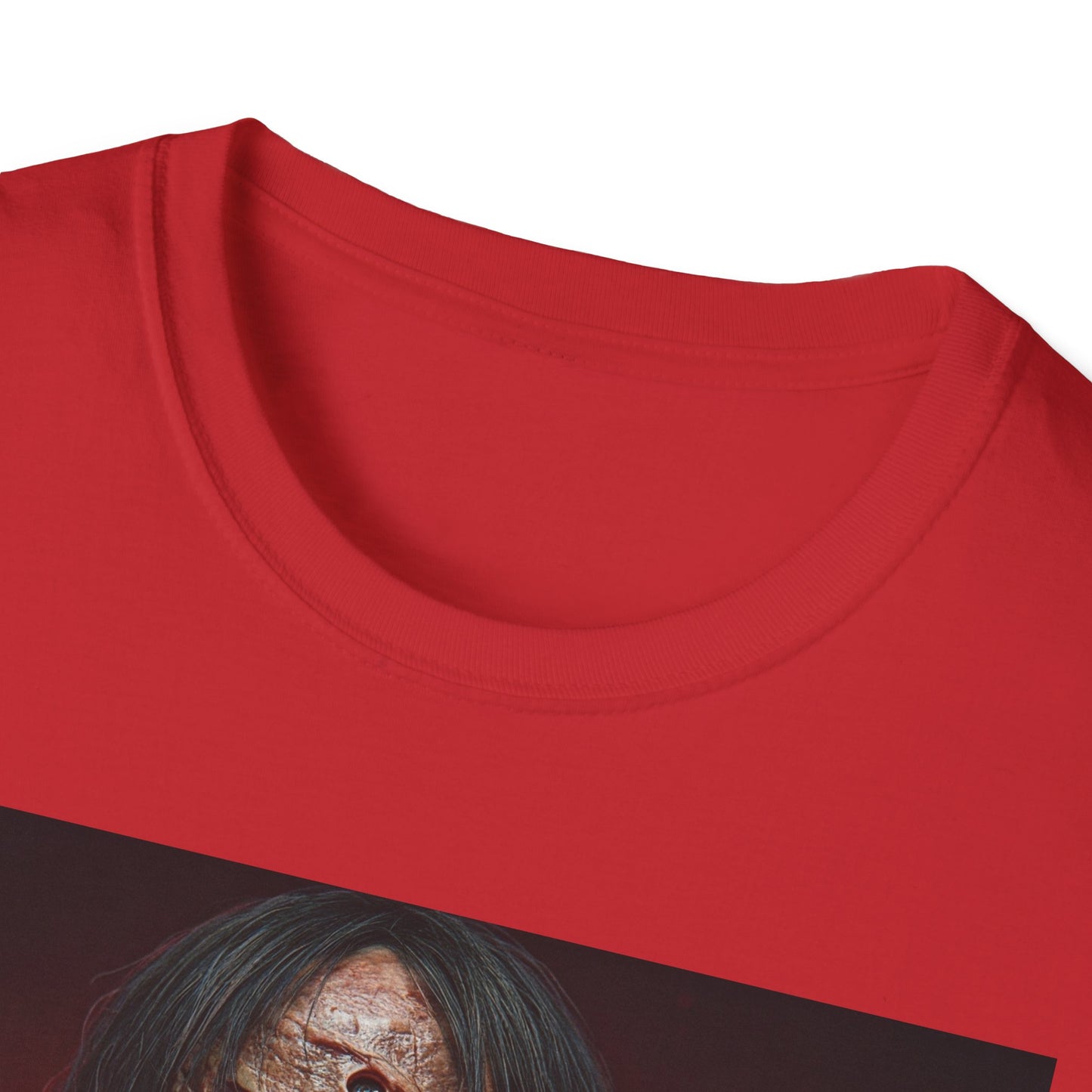 Apocalyptic Portrait Tee, bold, decaying zombie graphic