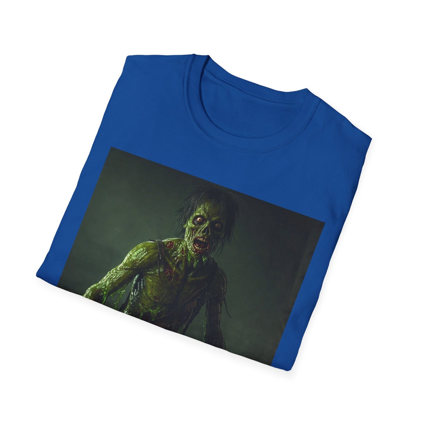 Apocalyptic Portrait Tee, bold, decaying zombie graphic