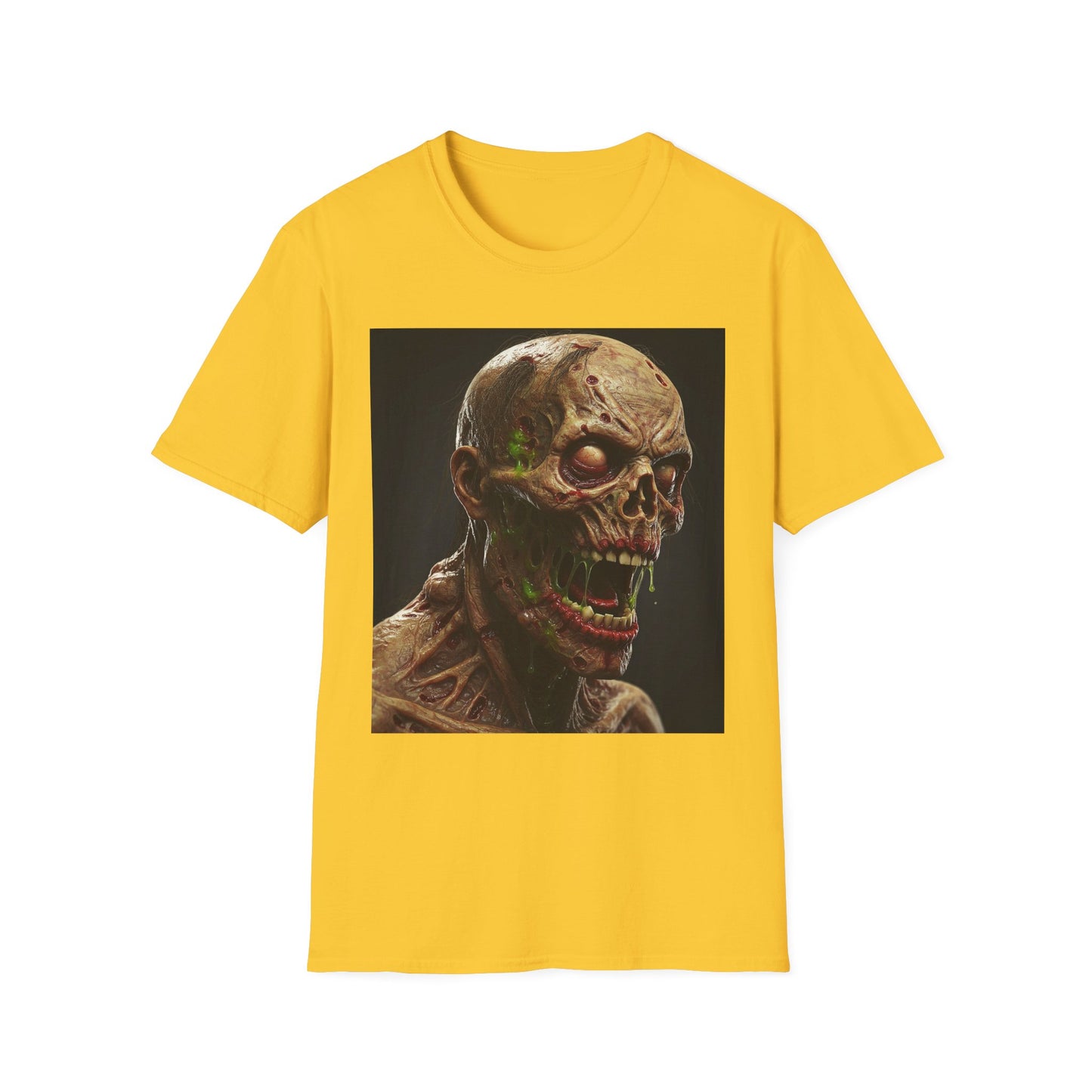 Creepy Skeleton Graphic T-Shirt - Unisex Softstyle Horror Tee