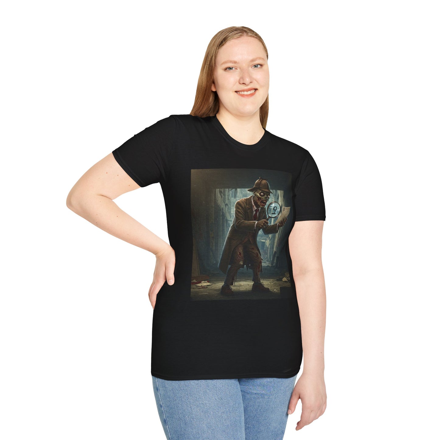 Mystery Hunter Unisex Softstyle T-Shirt - Cool Graphic Tee for Curious Minds