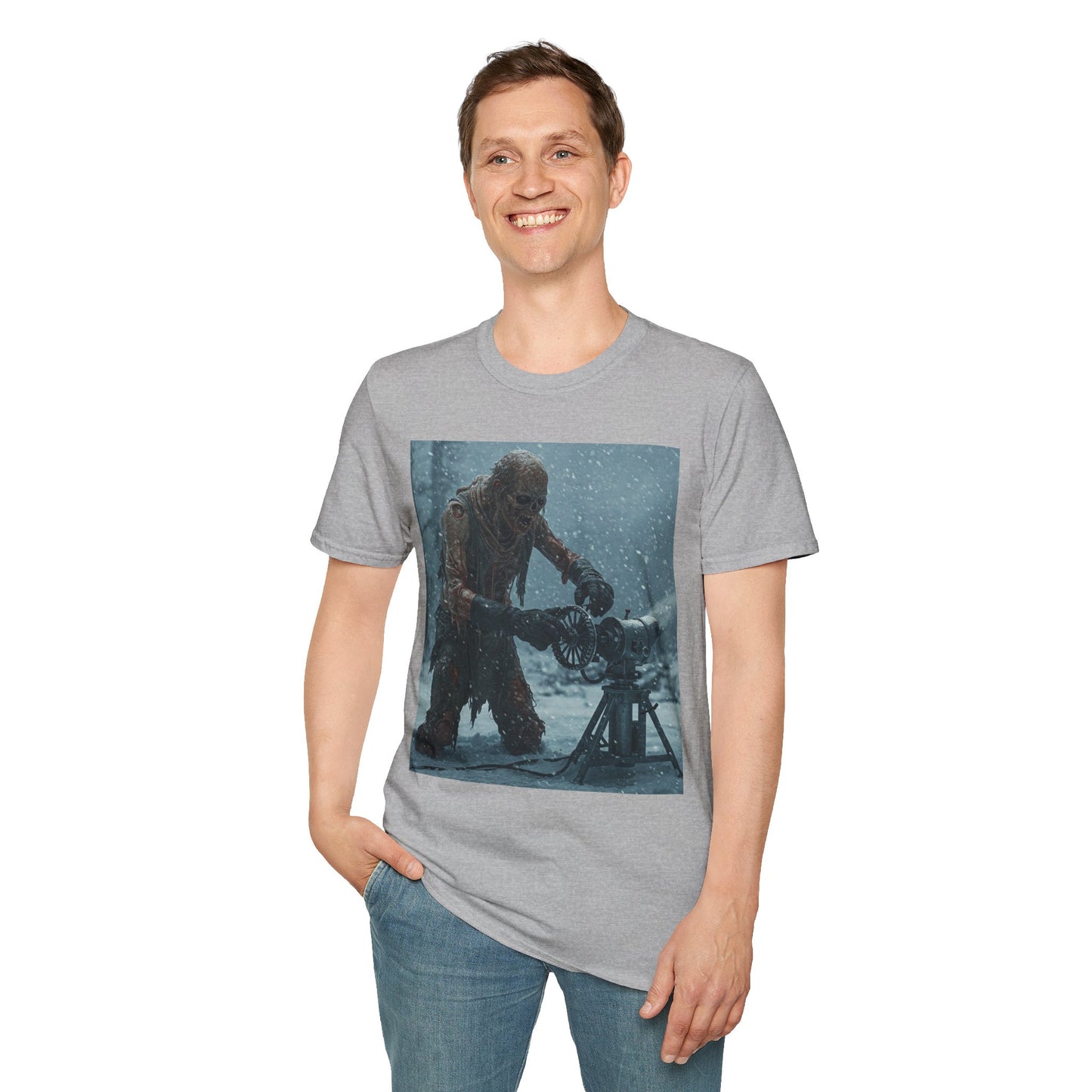 Unisex Softstyle T-Shirt | Snowy Scene Fan Tee