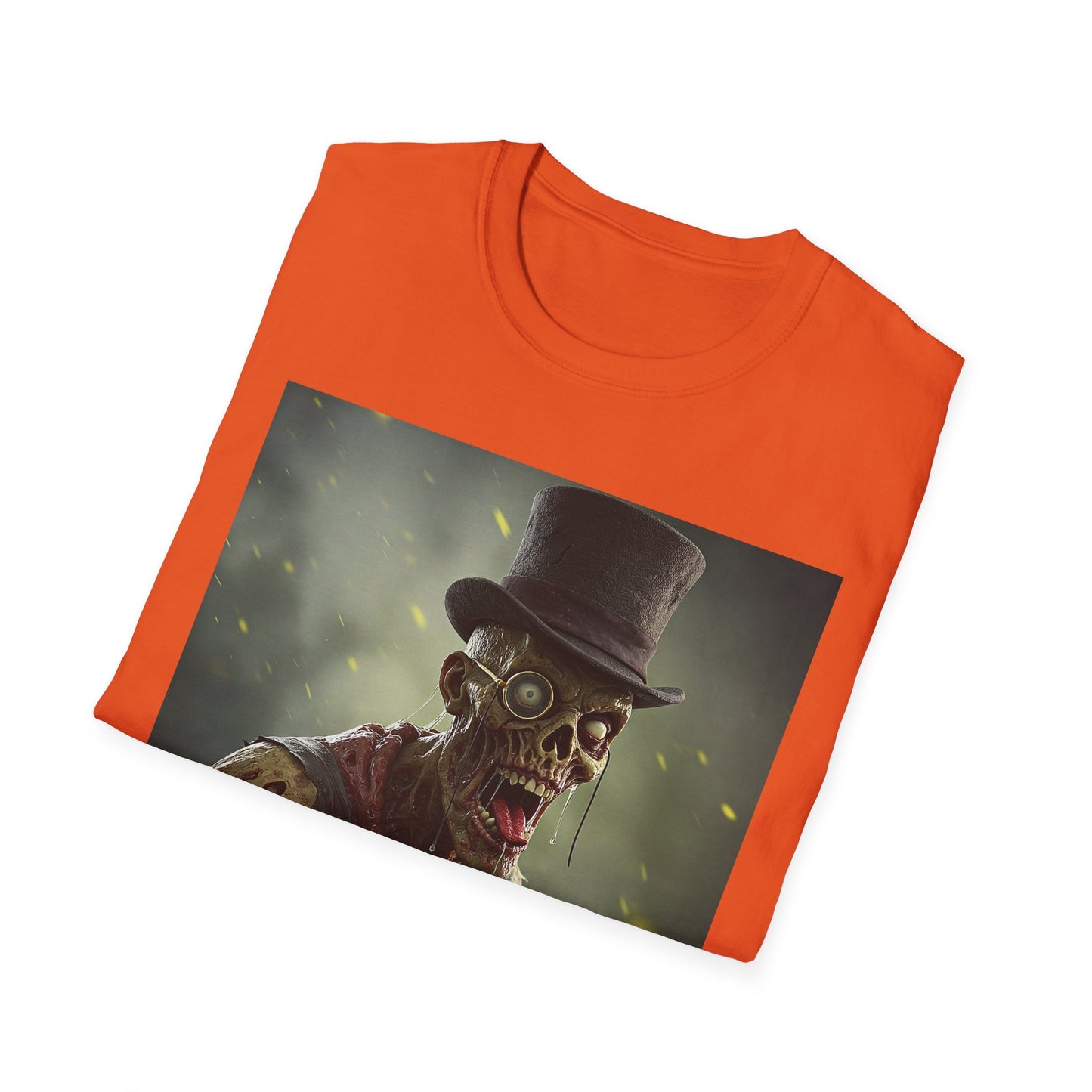 Apocalyptic Portrait Tee, bold, decaying zombie graphic