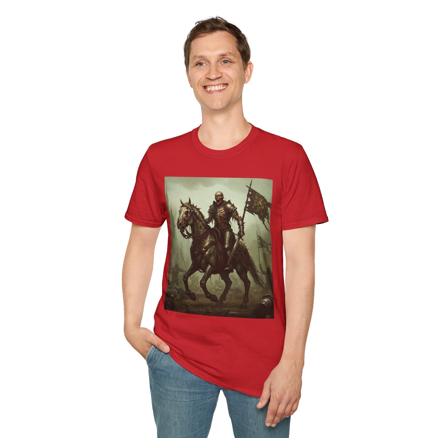 Epic Knight Riding T-Shirt - Unisex Fantasy Graphic Tee