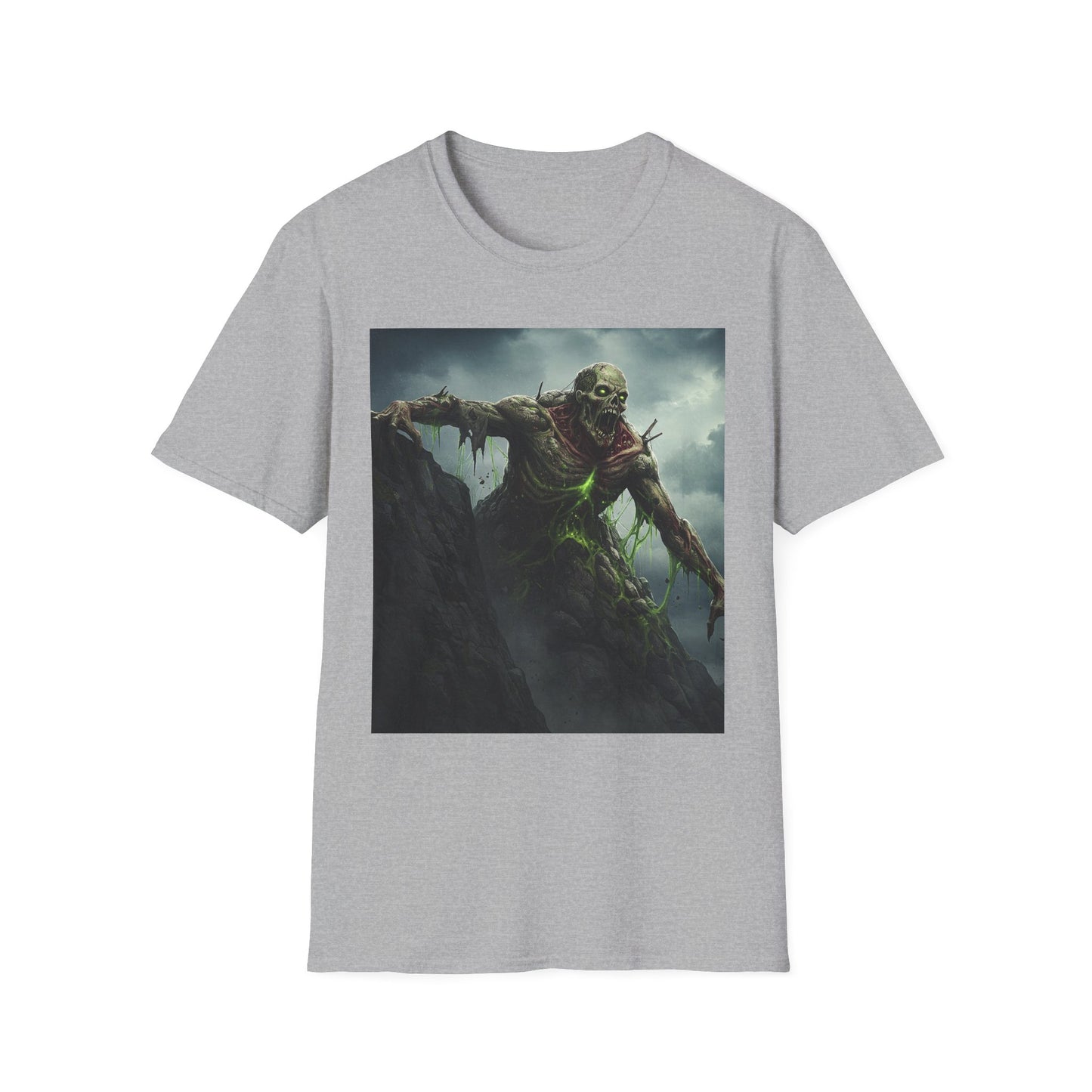 Creepy Monster Unisex Softstyle T-Shirt - Perfect for Halloween and Horror Fans