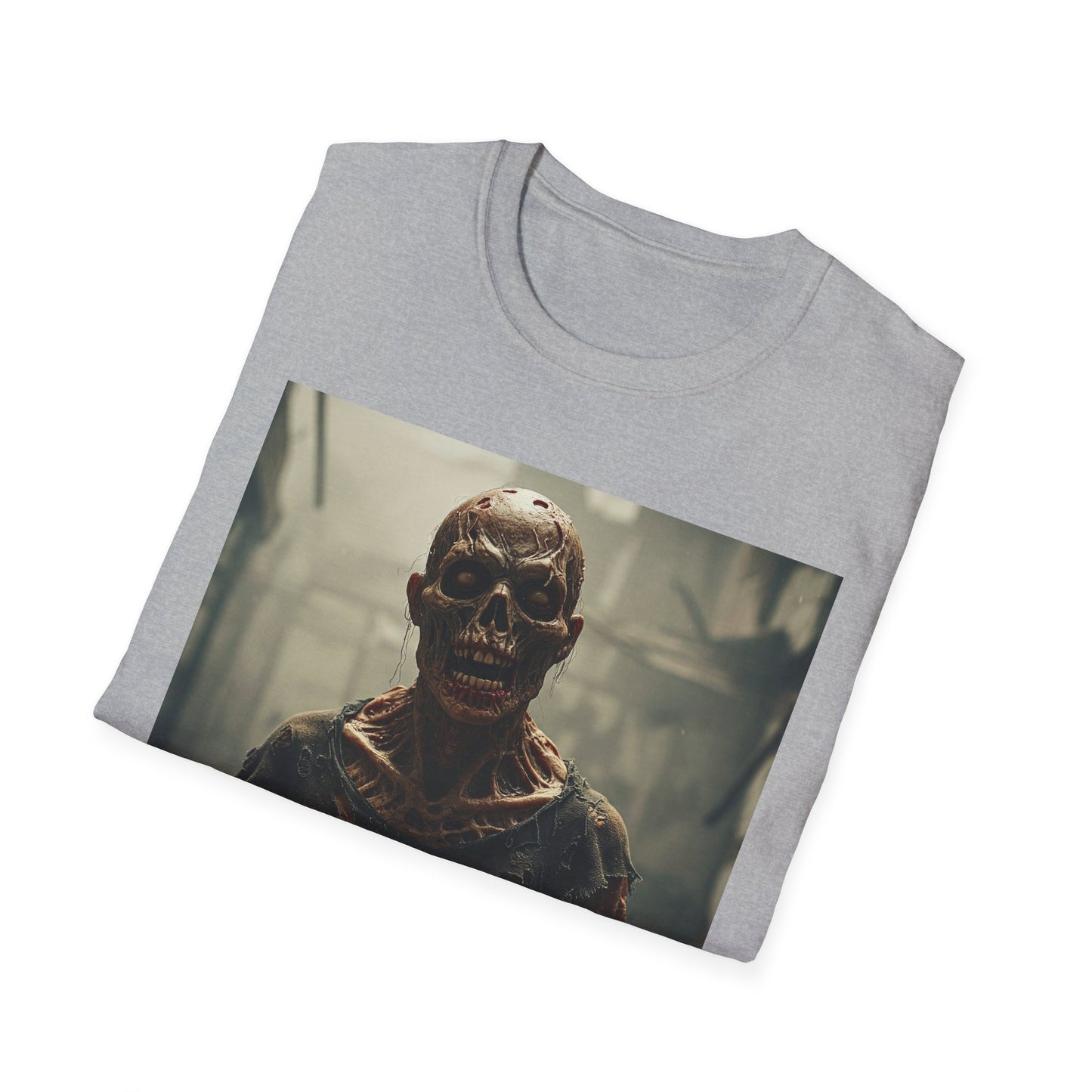 Apocalyptic Portrait Tee: A Vision of Decay