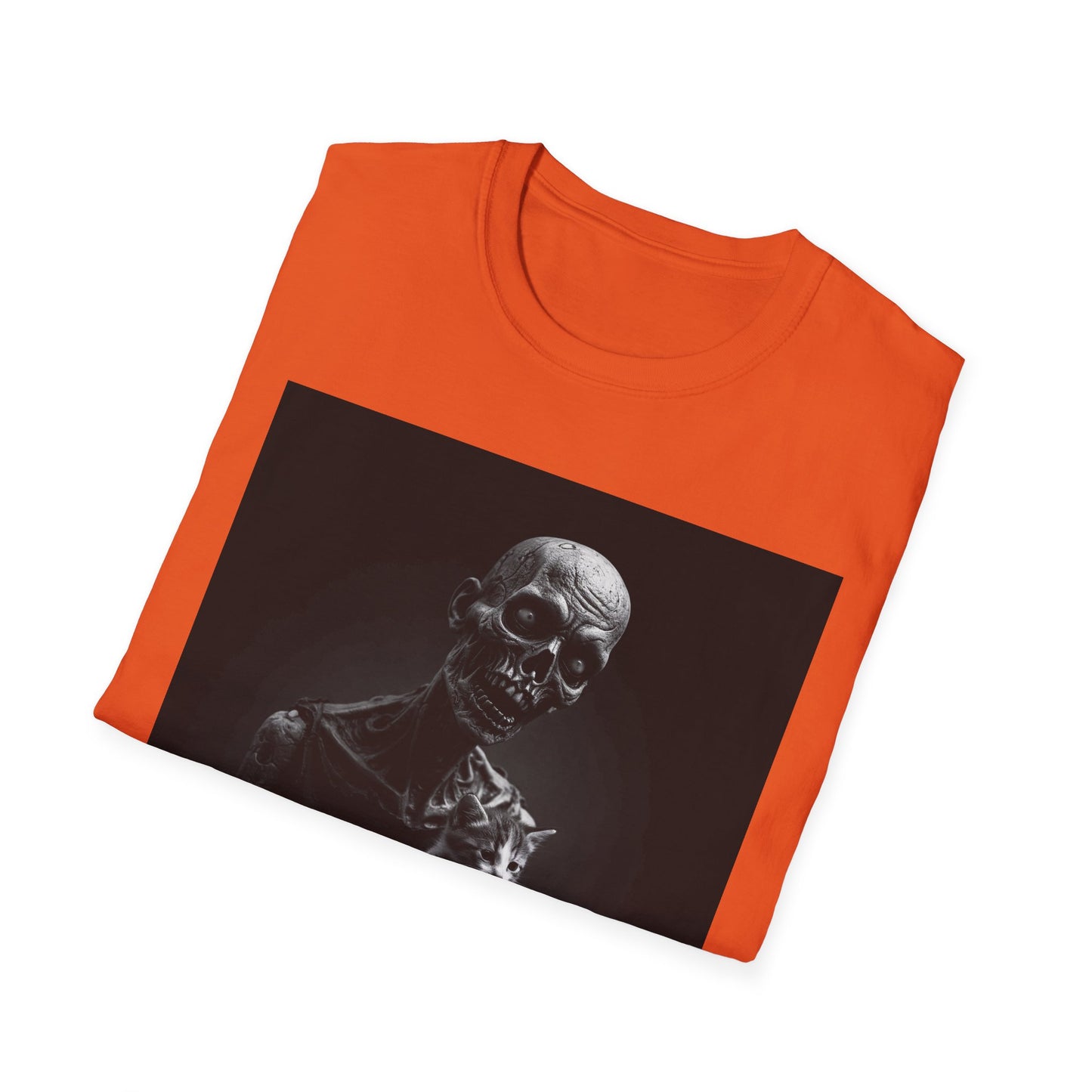 Apocalyptic Portrait Tee, bold, decaying zombie graphic