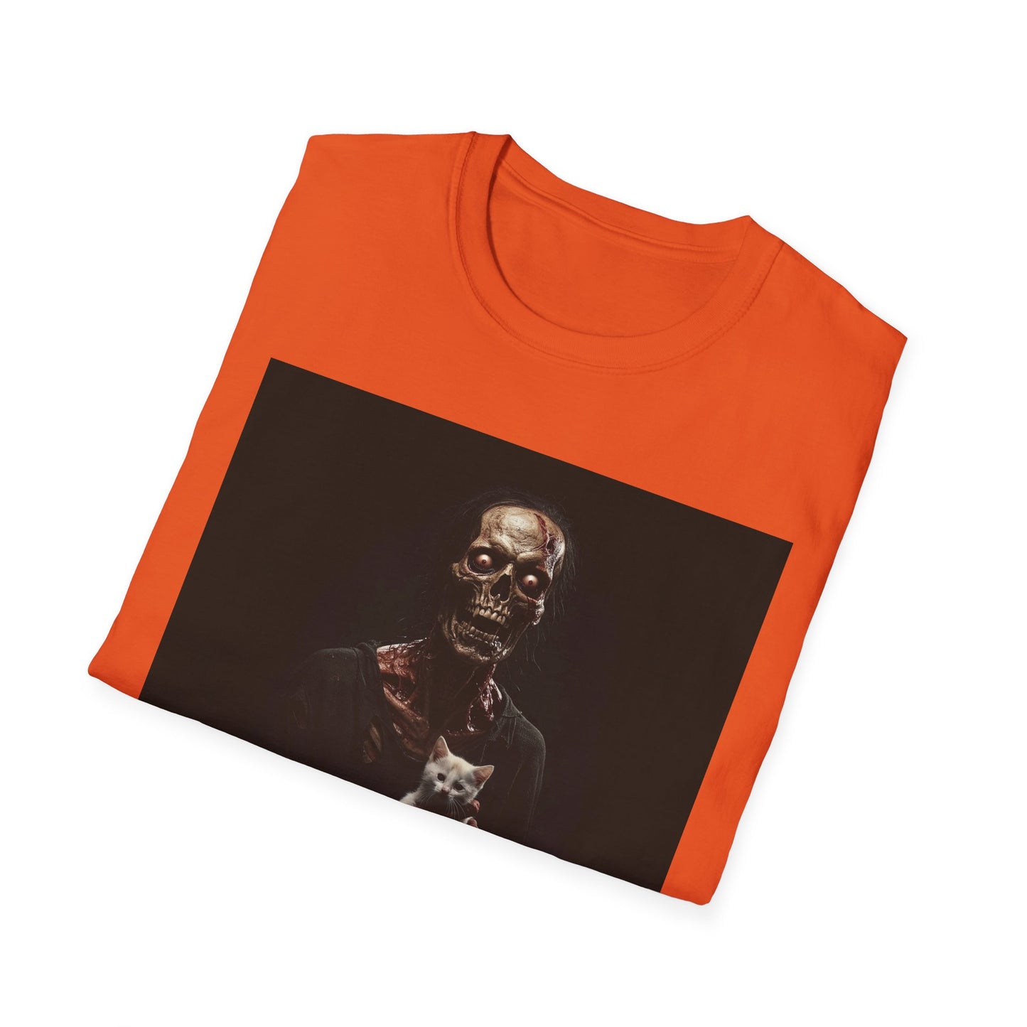 Apocalyptic Portrait Tee, bold, decaying zombie graphic