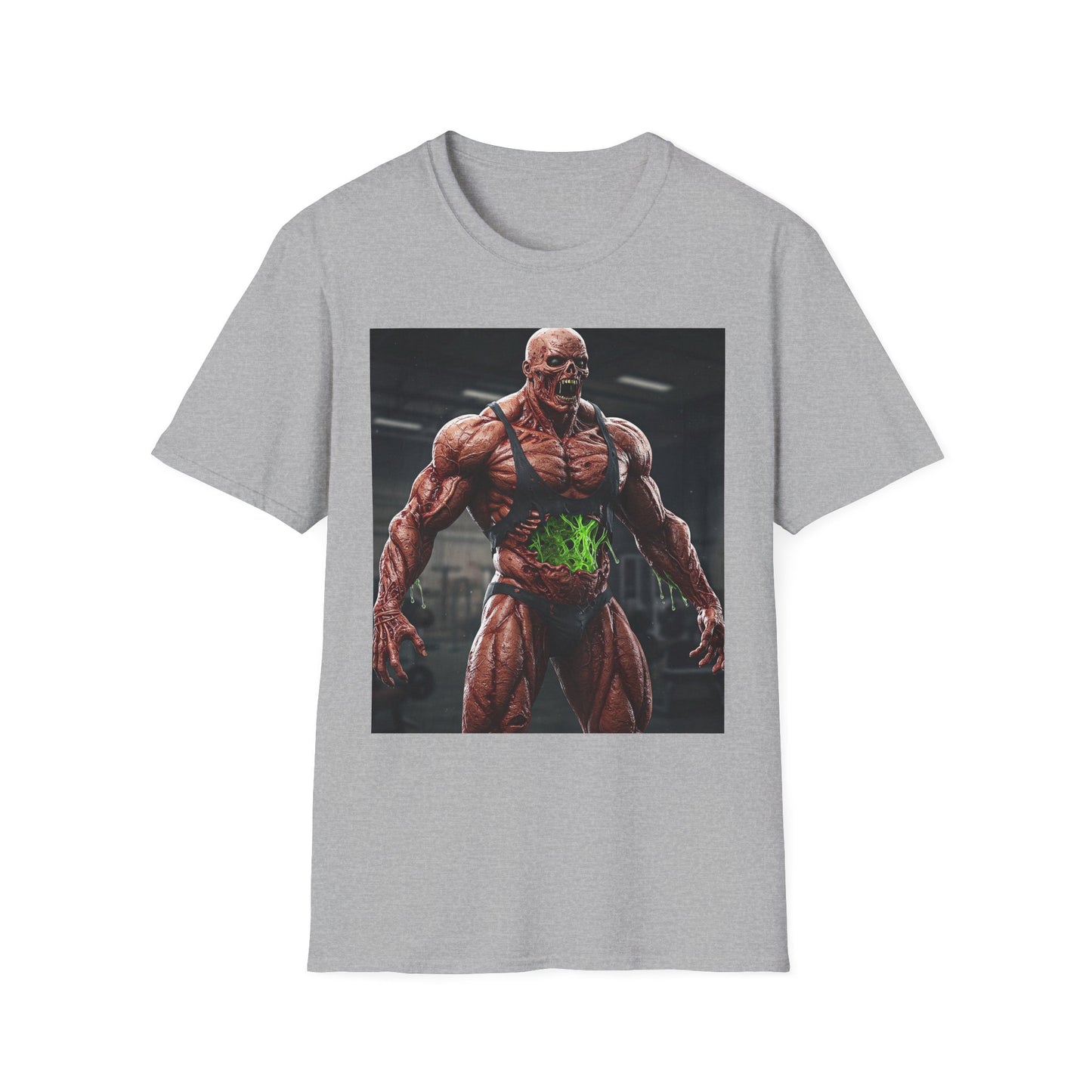 Muscle Graphic Unisex Softstyle T-Shirt - Ideal for Gym Lovers