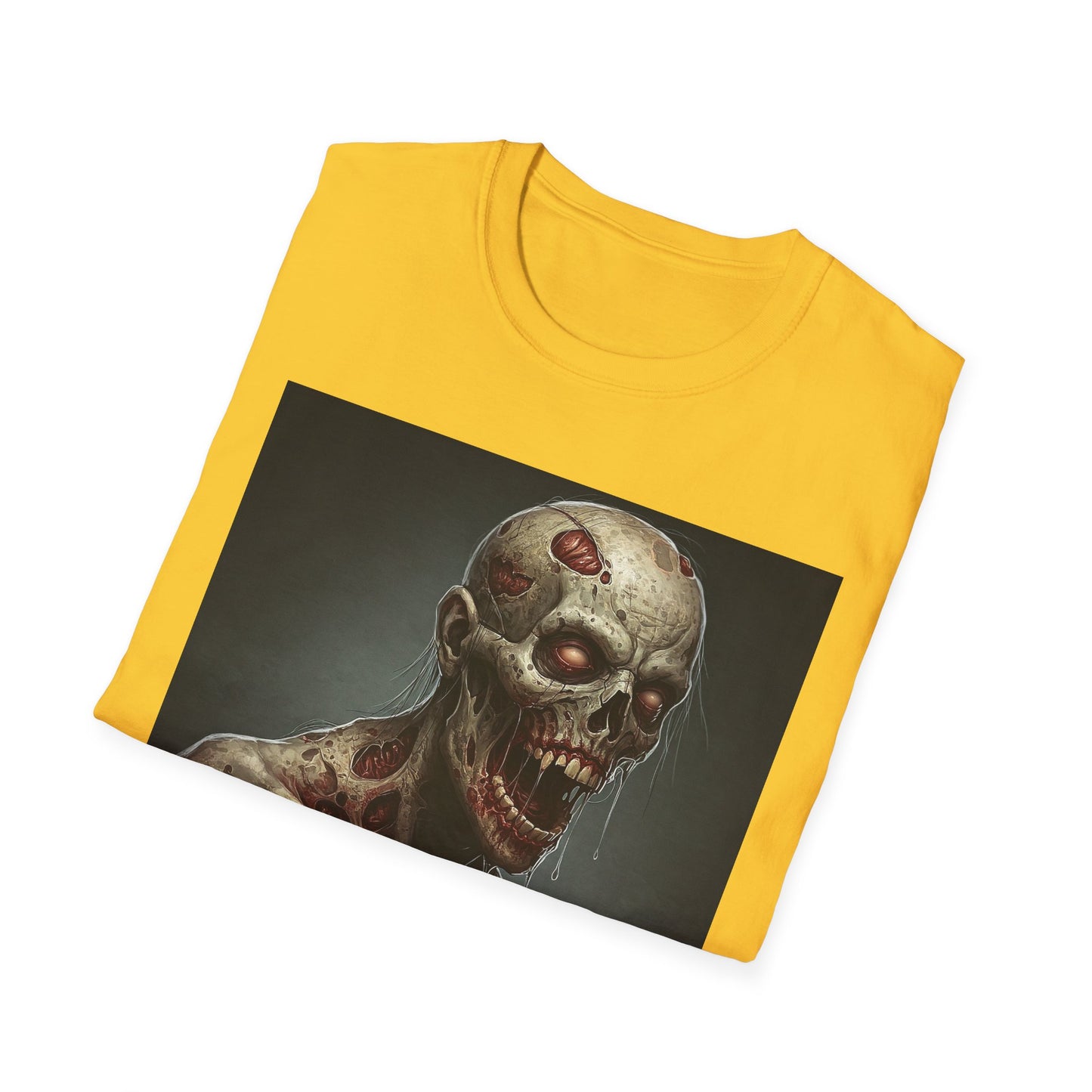 Zombie Graphic Unisex Softstyle T-Shirt for Horror Fans