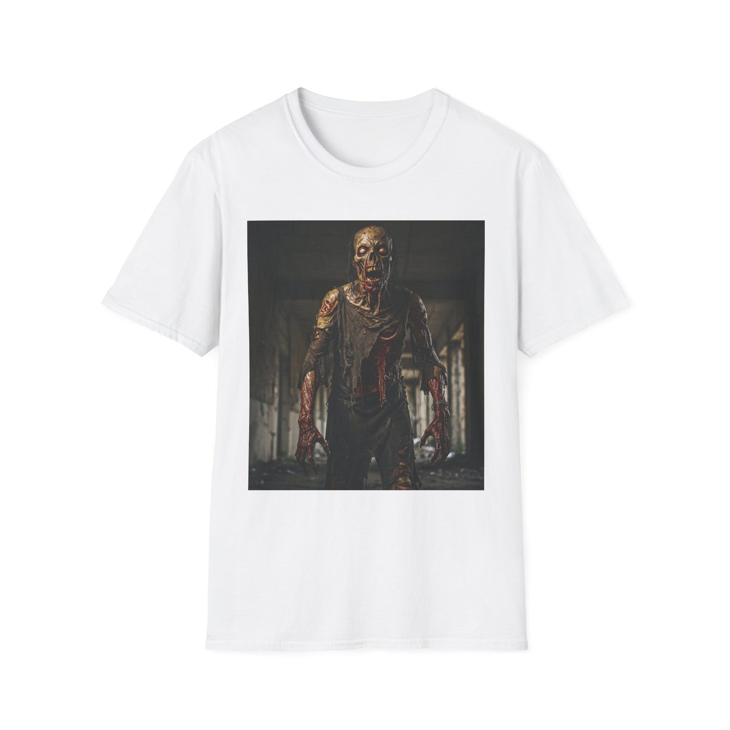 Apocalyptic Portrait Tee: A Vision of Decay