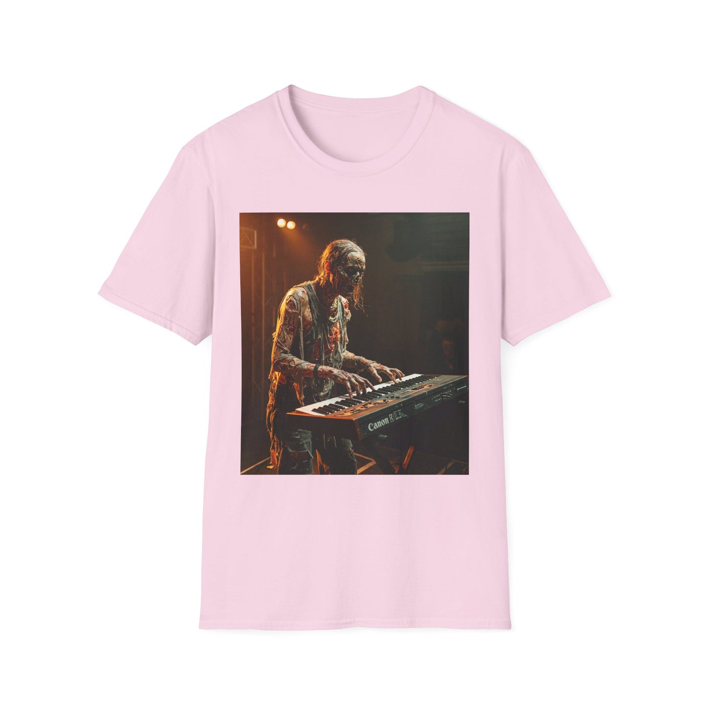 Vintage Musician Unisex Softstyle T-Shirt - Retro Concert Vibe