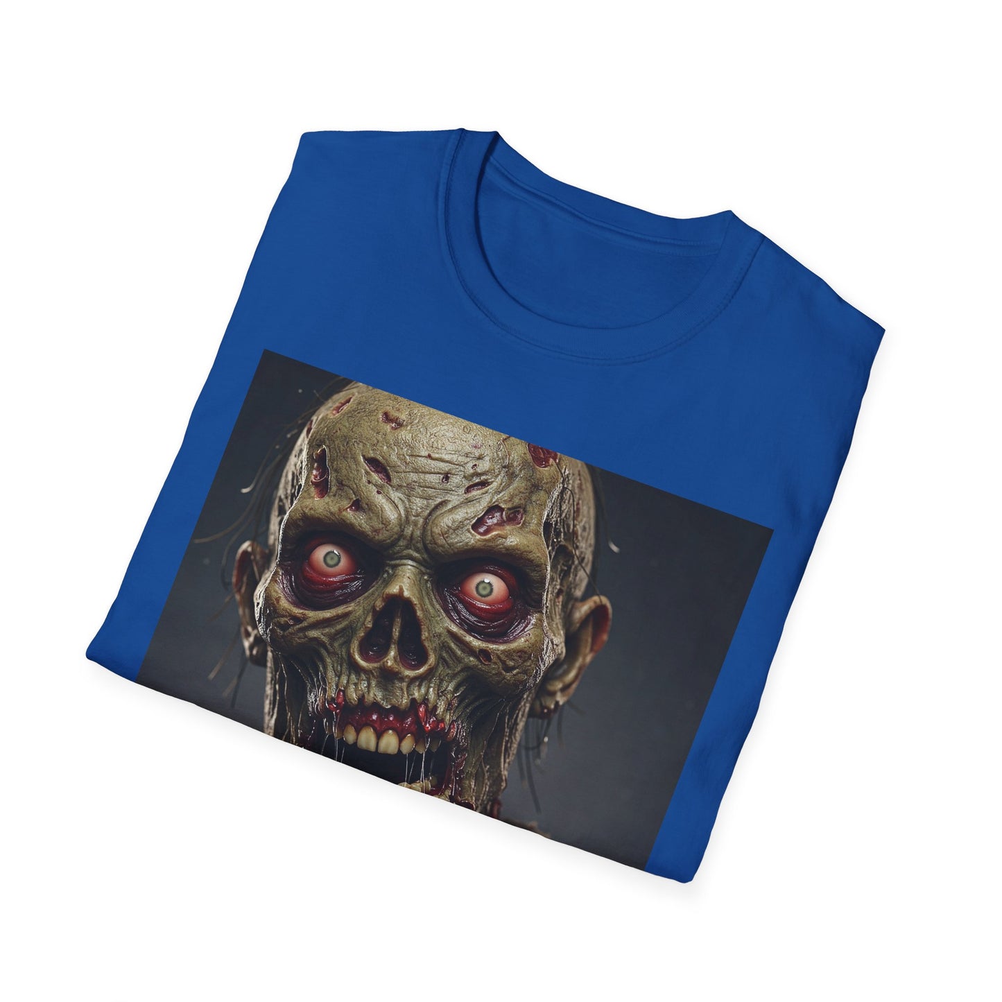 Apocalyptic Portrait Tee, bold, decaying zombie graphic