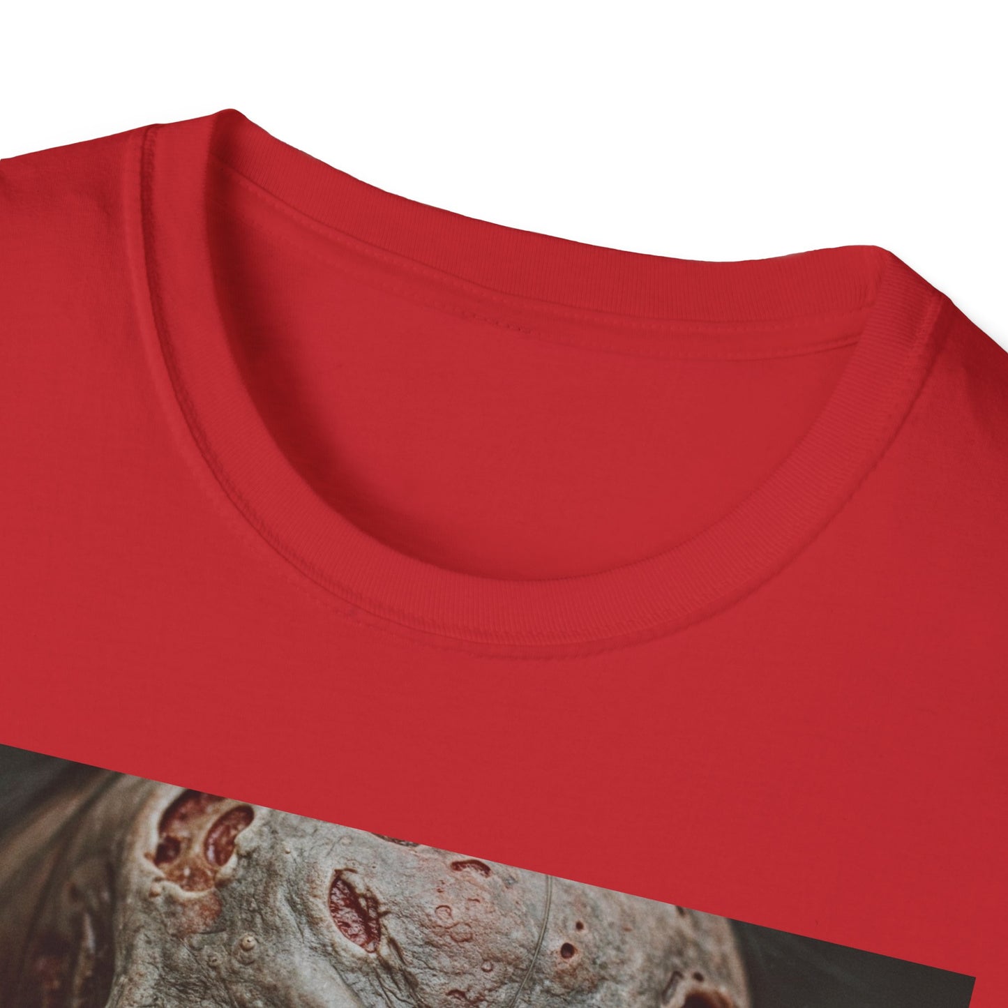 Apocalyptic Portrait Tee, bold, decaying zombie graphic