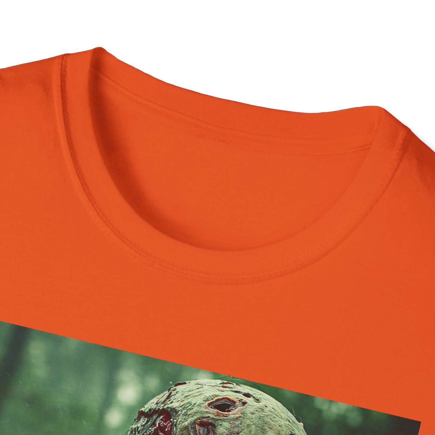 Apocalyptic Portrait Tee, bold, decaying zombie graphic