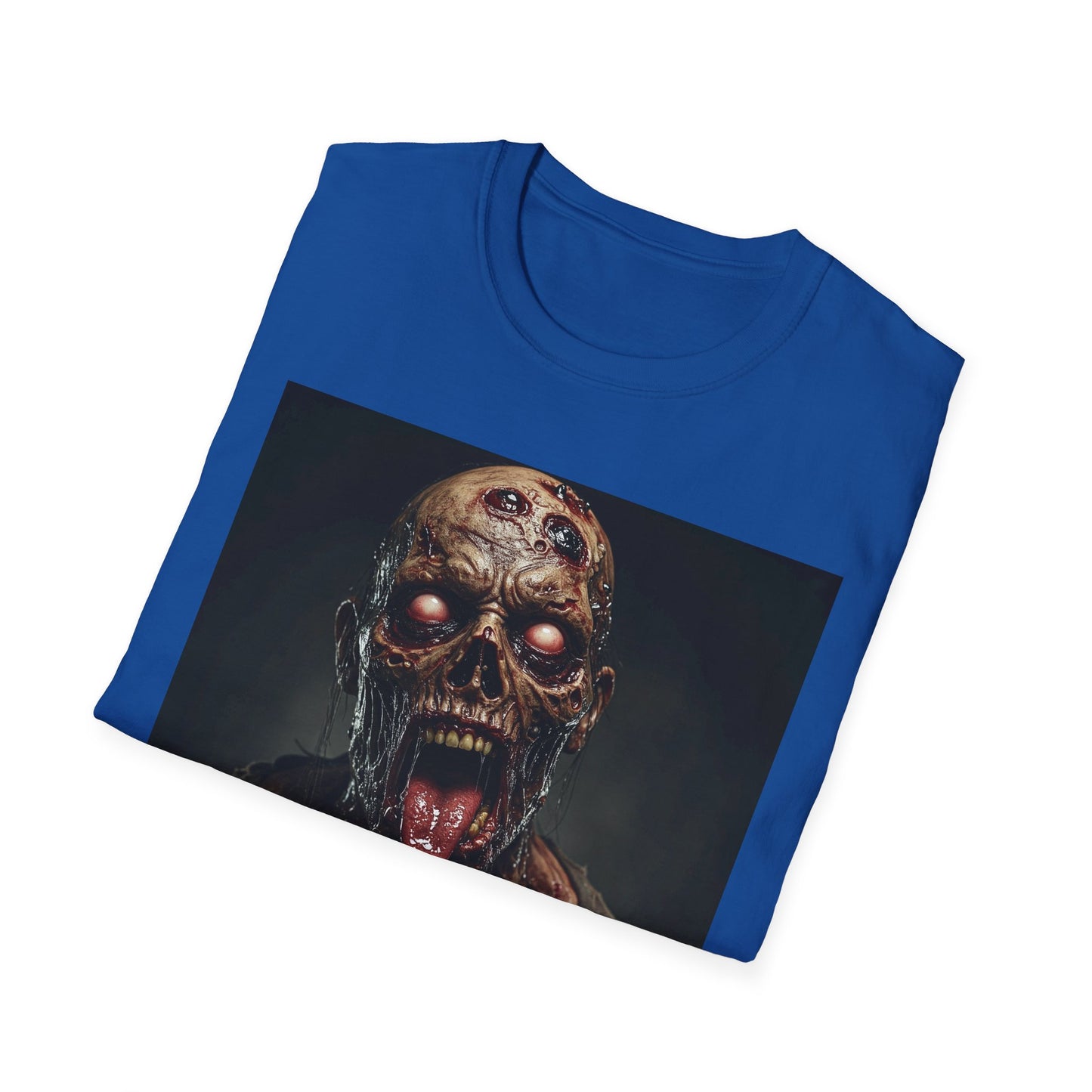 Apocalyptic Portrait Tee, bold, decaying zombie graphic