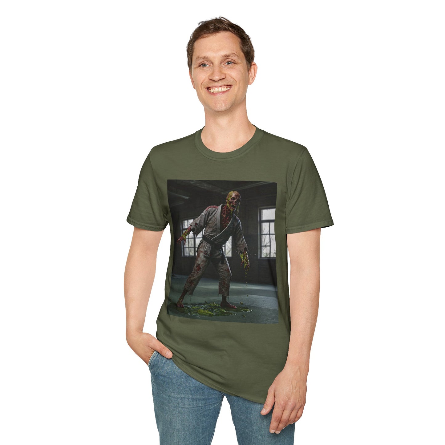 Unisex Zombie Graphic T-Shirt - Perfect for Halloween and Horror Fans