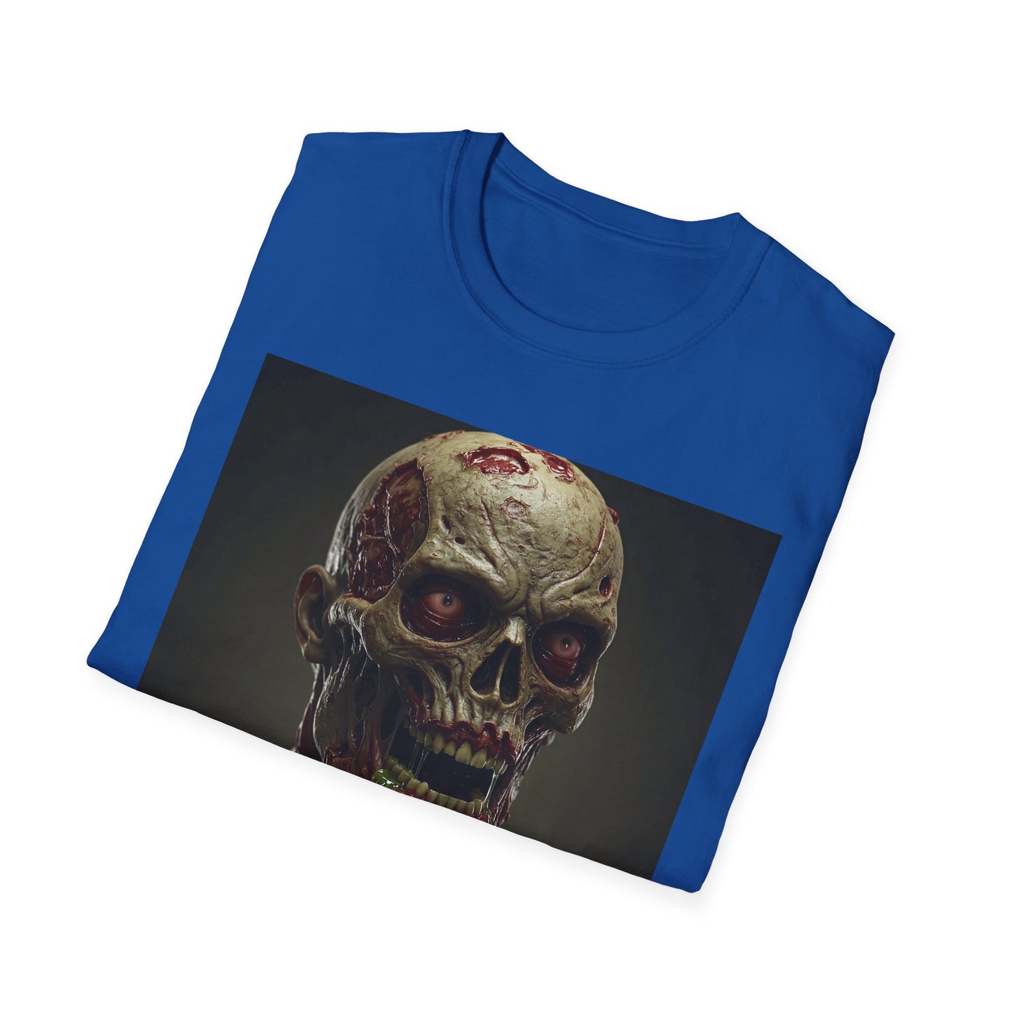 Apocalyptic Portrait Tee, bold, decaying zombie graphic