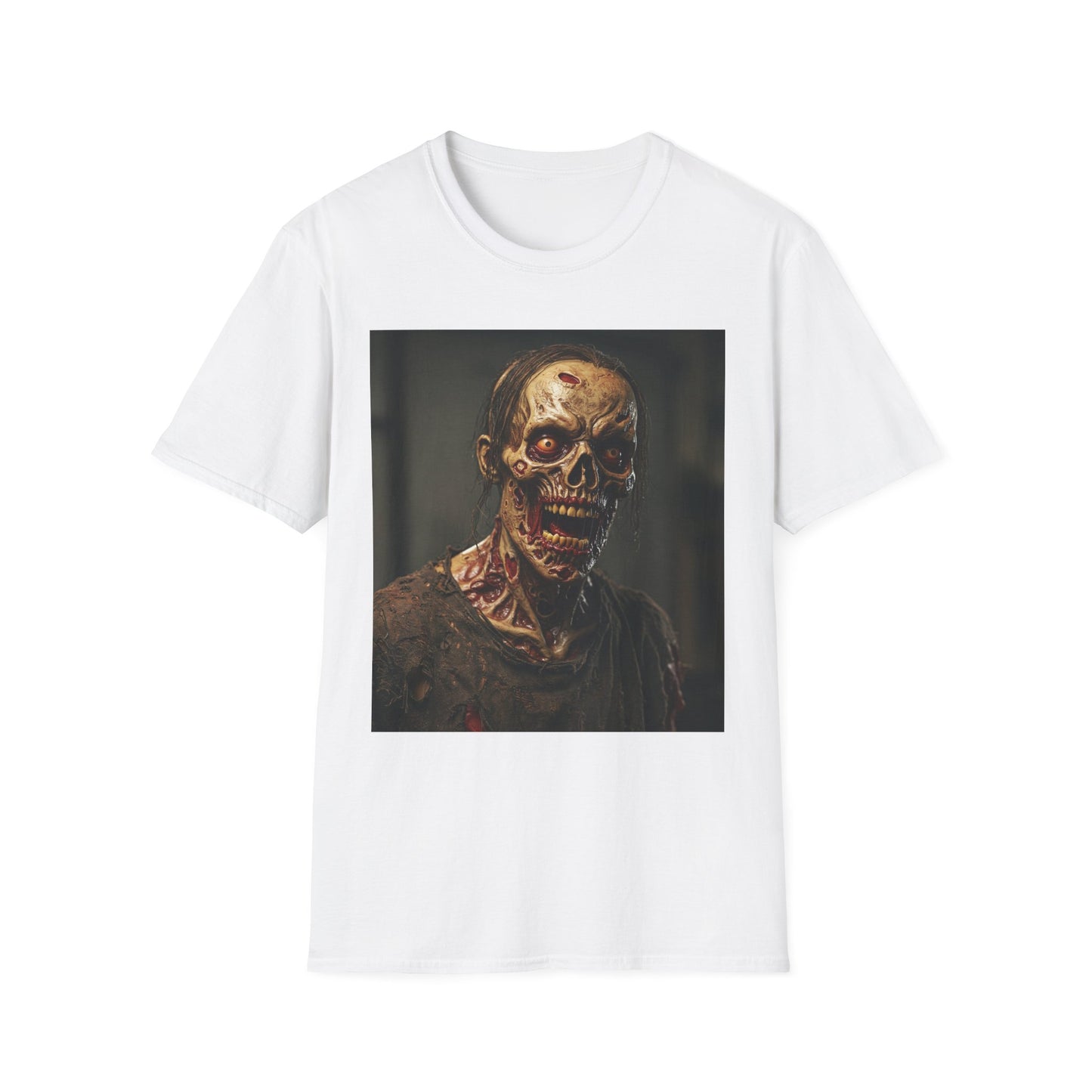 Apocalyptic Portrait Tee: A Vision of Decay Zombie Horror