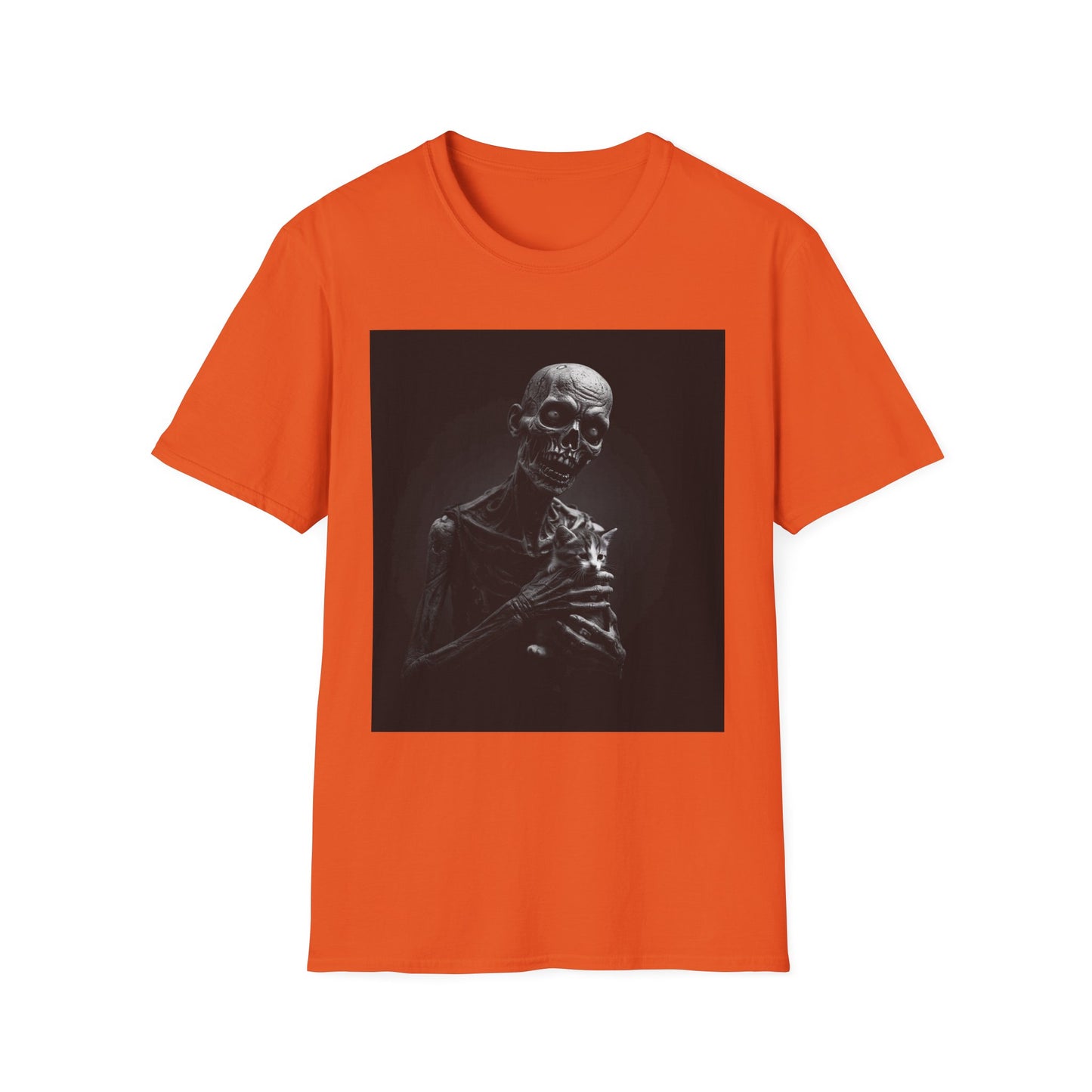 Apocalyptic Portrait Tee, bold, decaying zombie graphic