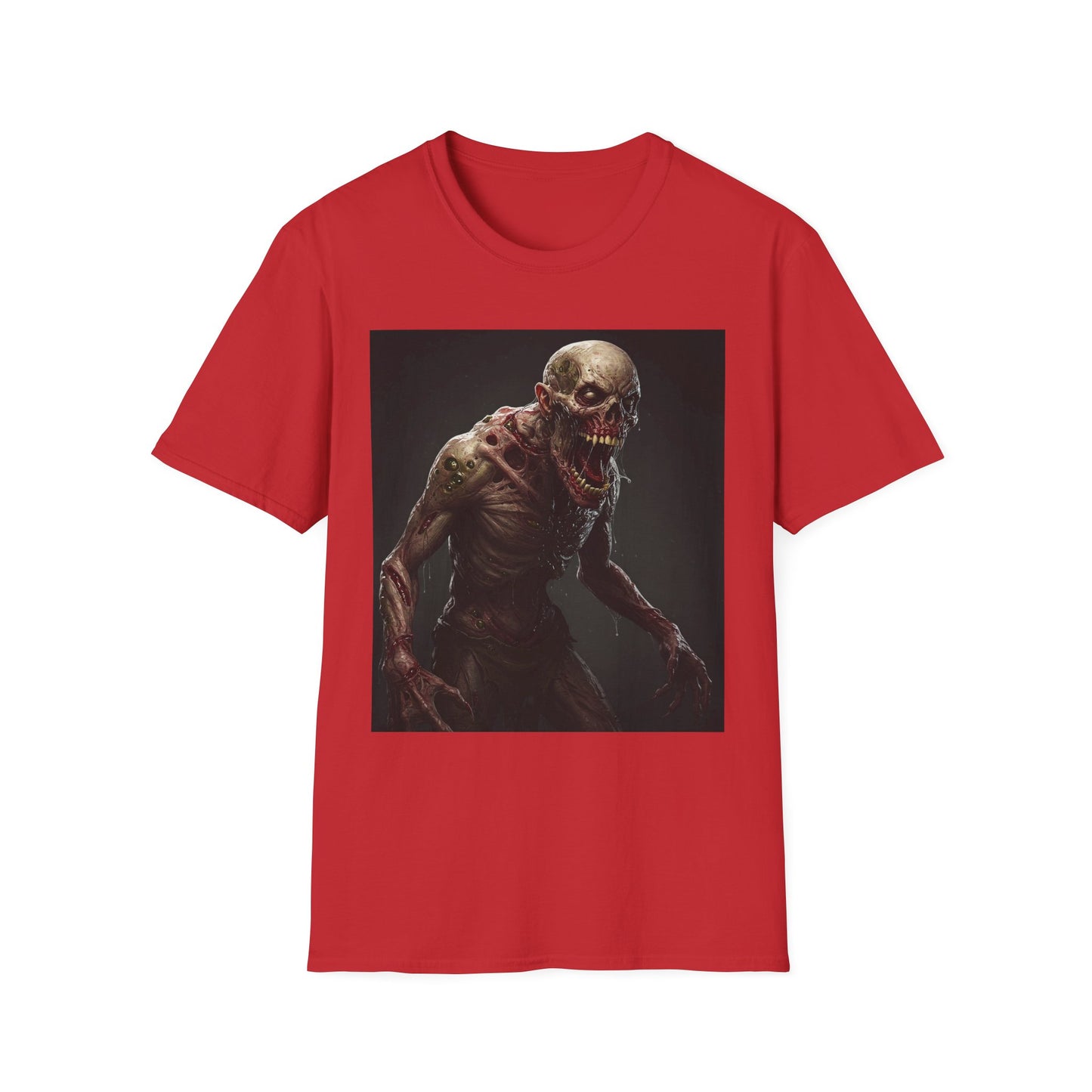 Creepy Horror Apocalyptic Portrait Tee: A Vision of Decay