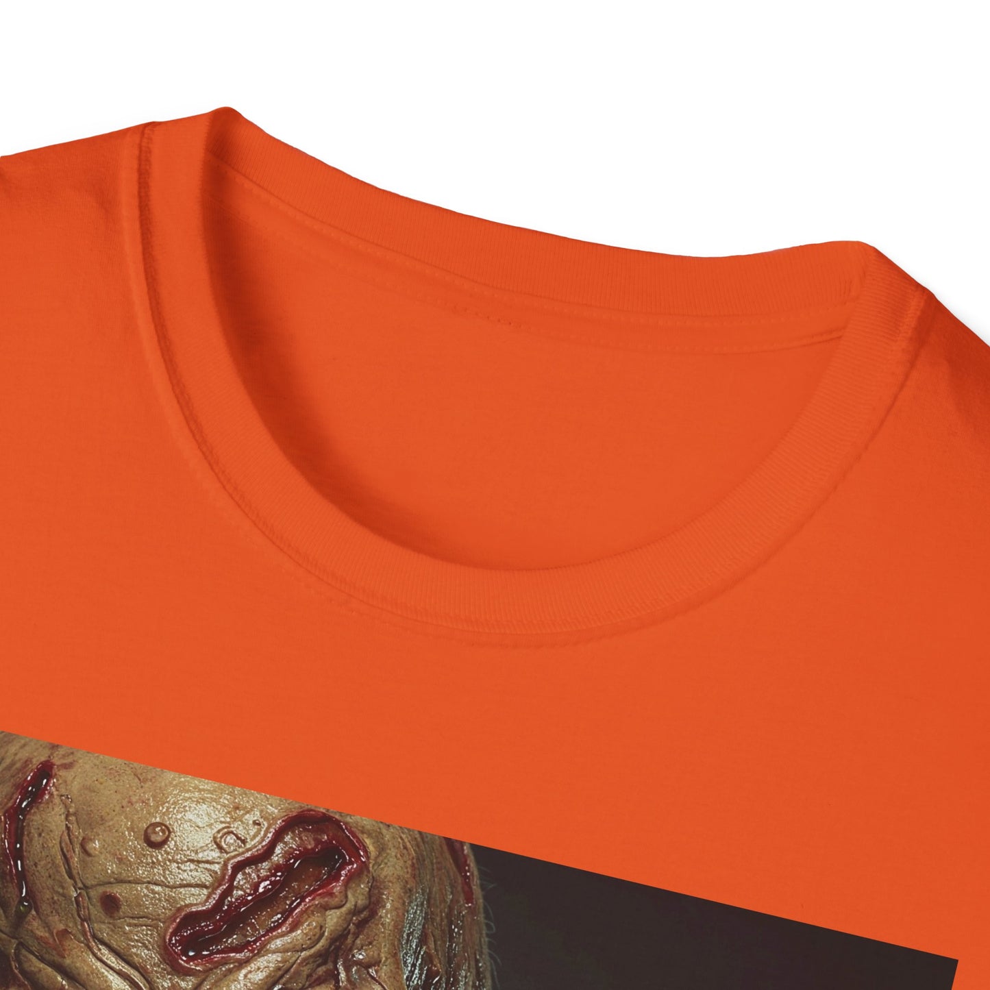 Apocalyptic Portrait Tee, bold, decaying zombie graphic