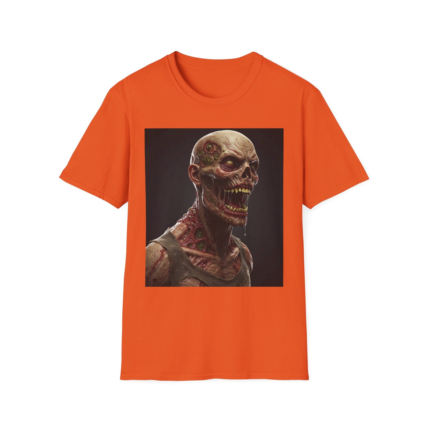 Zombie Graphic Unisex Softstyle T-Shirt | Horror Movie Fan Apparel