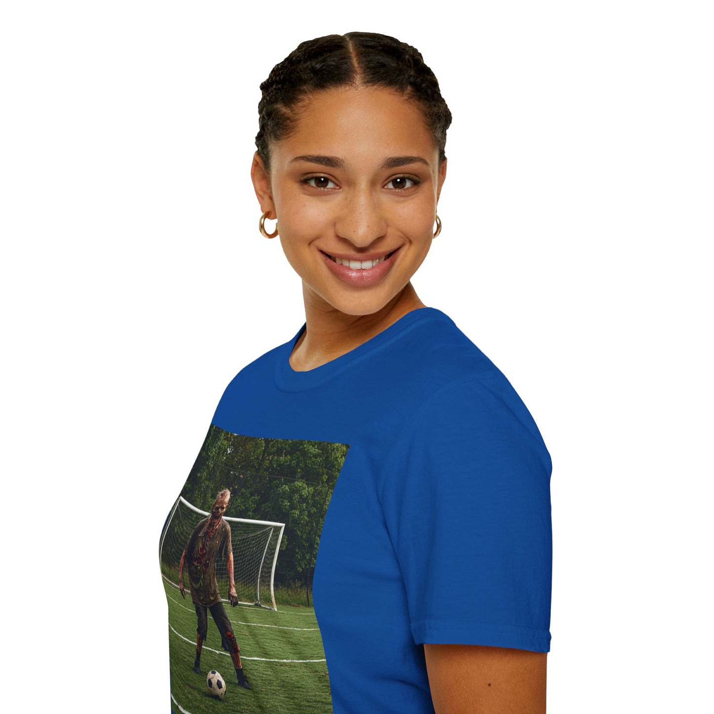 Soccer Themed Unisex Softstyle T-Shirt - Perfect for Sports Lovers