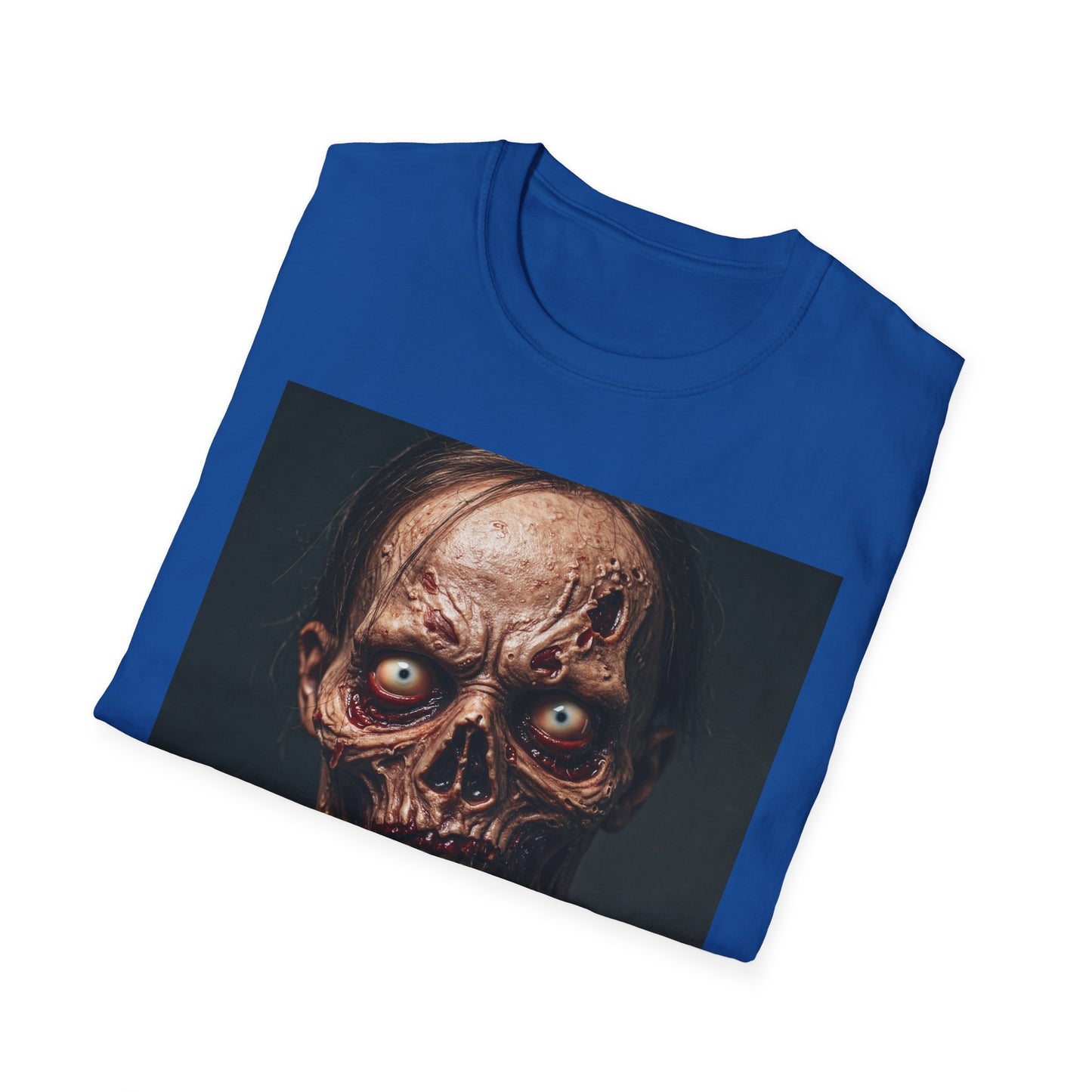 Apocalyptic Portrait Tee, bold, decaying zombie graphic