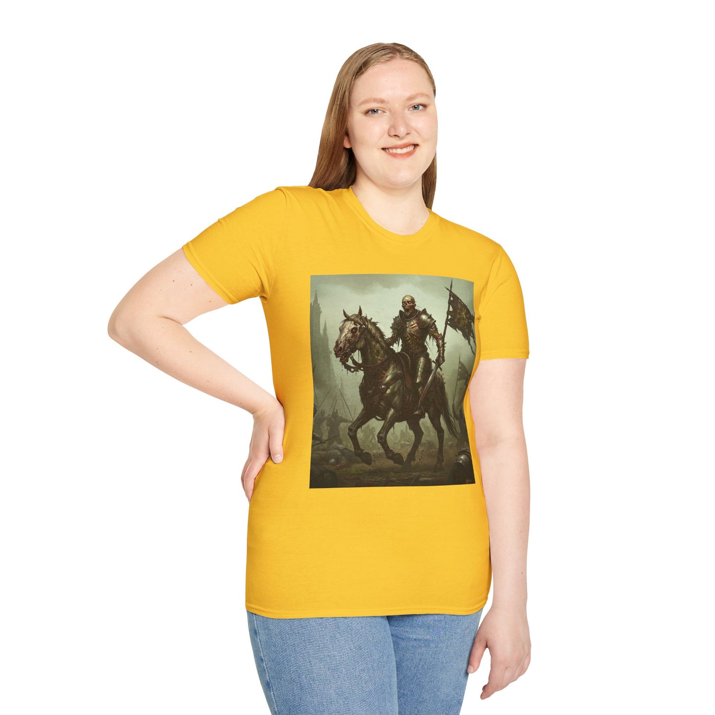 Epic Knight Riding T-Shirt - Unisex Fantasy Graphic Tee