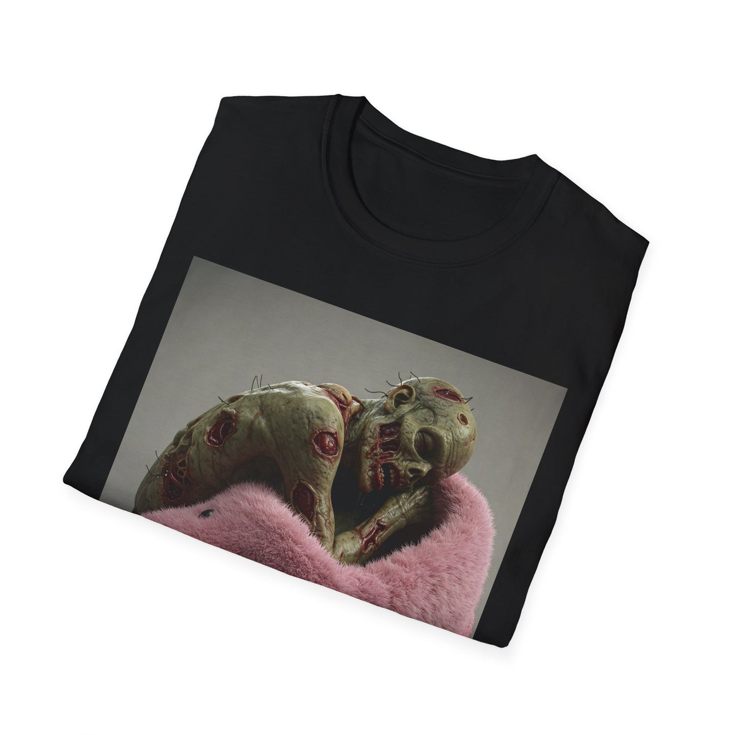 Apocalyptic Portrait Tee, bold, decaying zombie graphic