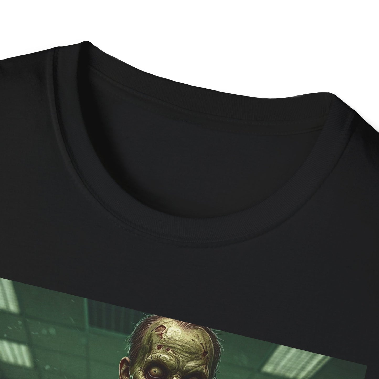 Zombie Office Horror Unisex Softstyle T-Shirt