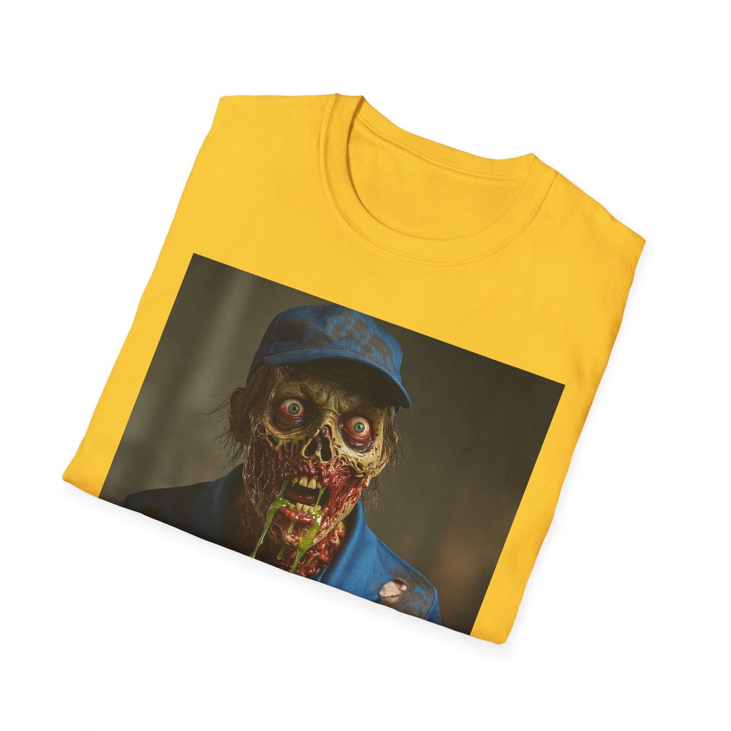 Horror Pizza Delivery Zombie T-Shirt - Unisex Softstyle Tee