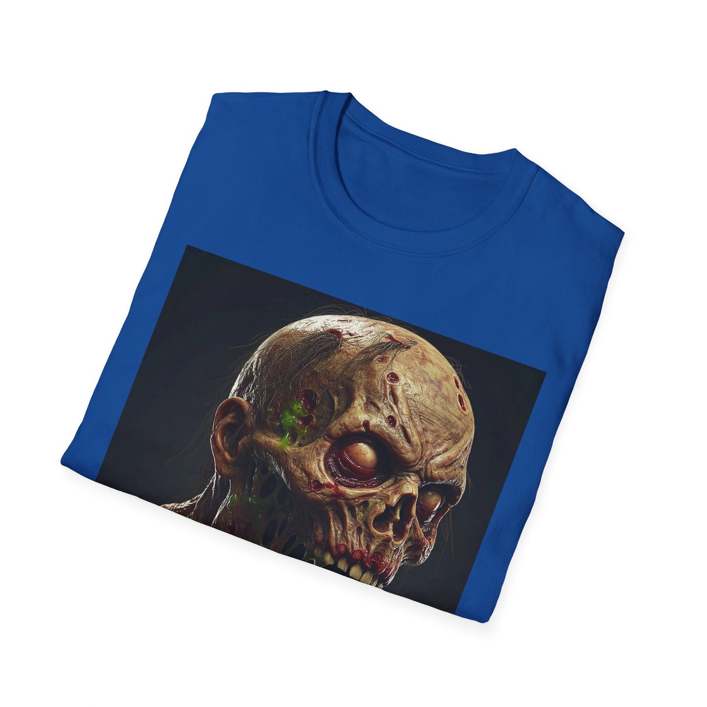 Creepy Skeleton Graphic T-Shirt - Unisex Softstyle Horror Tee