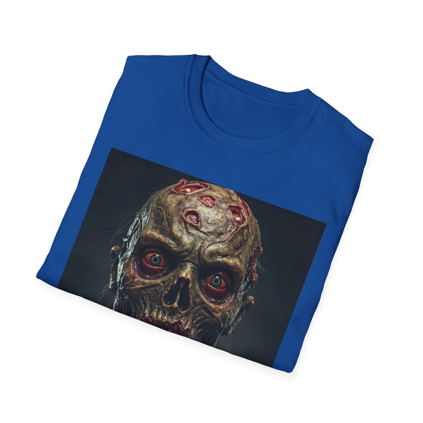 Apocalyptic Portrait Tee, bold, decaying zombie graphic