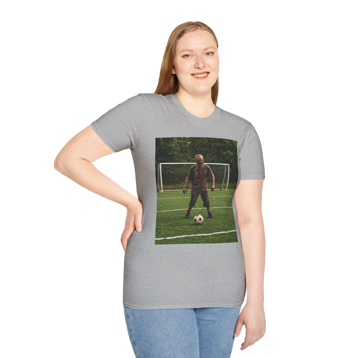 Soccer Themed Unisex Softstyle T-Shirt - Perfect for Sports Lovers