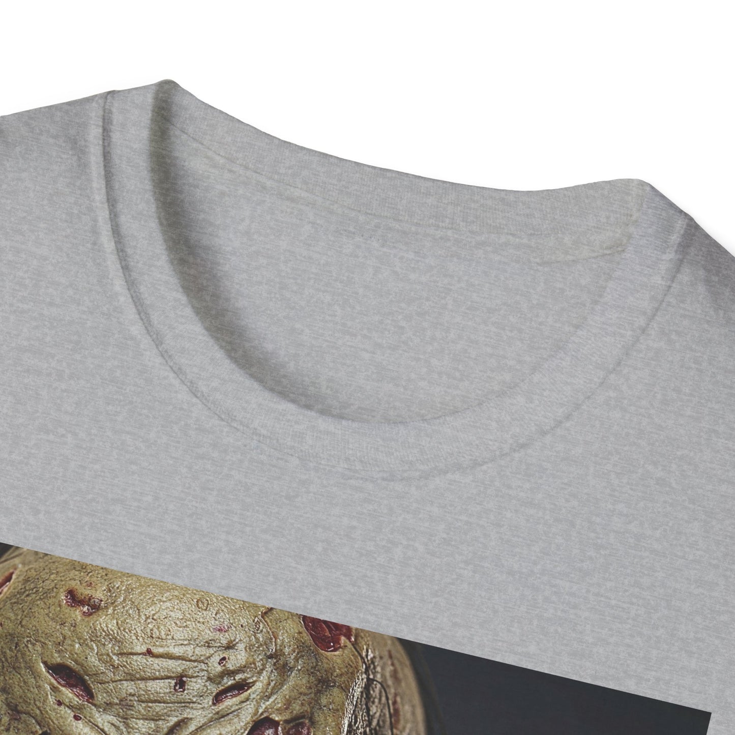 Apocalyptic Portrait Tee, bold, decaying zombie graphic