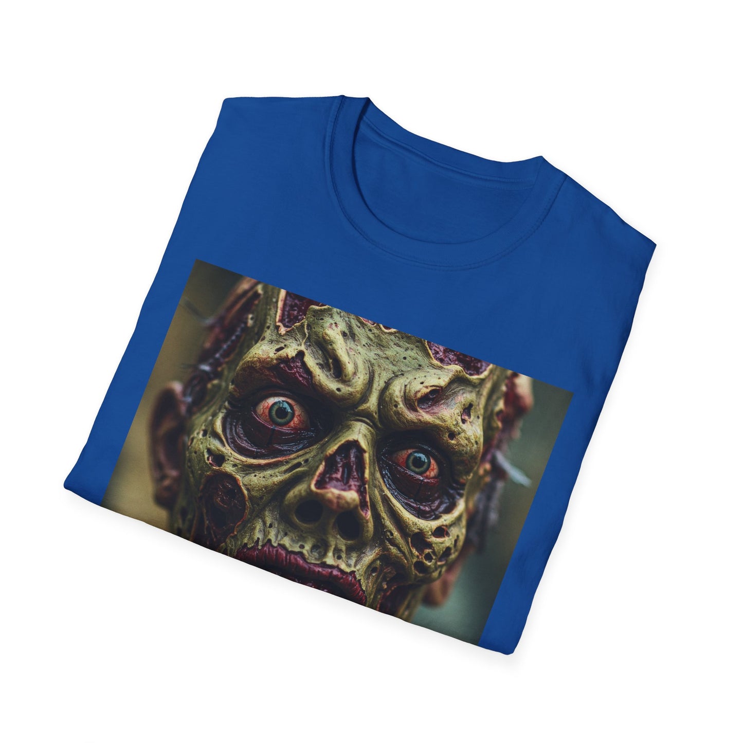 Apocalyptic Portrait Tee, bold, decaying zombie graphic