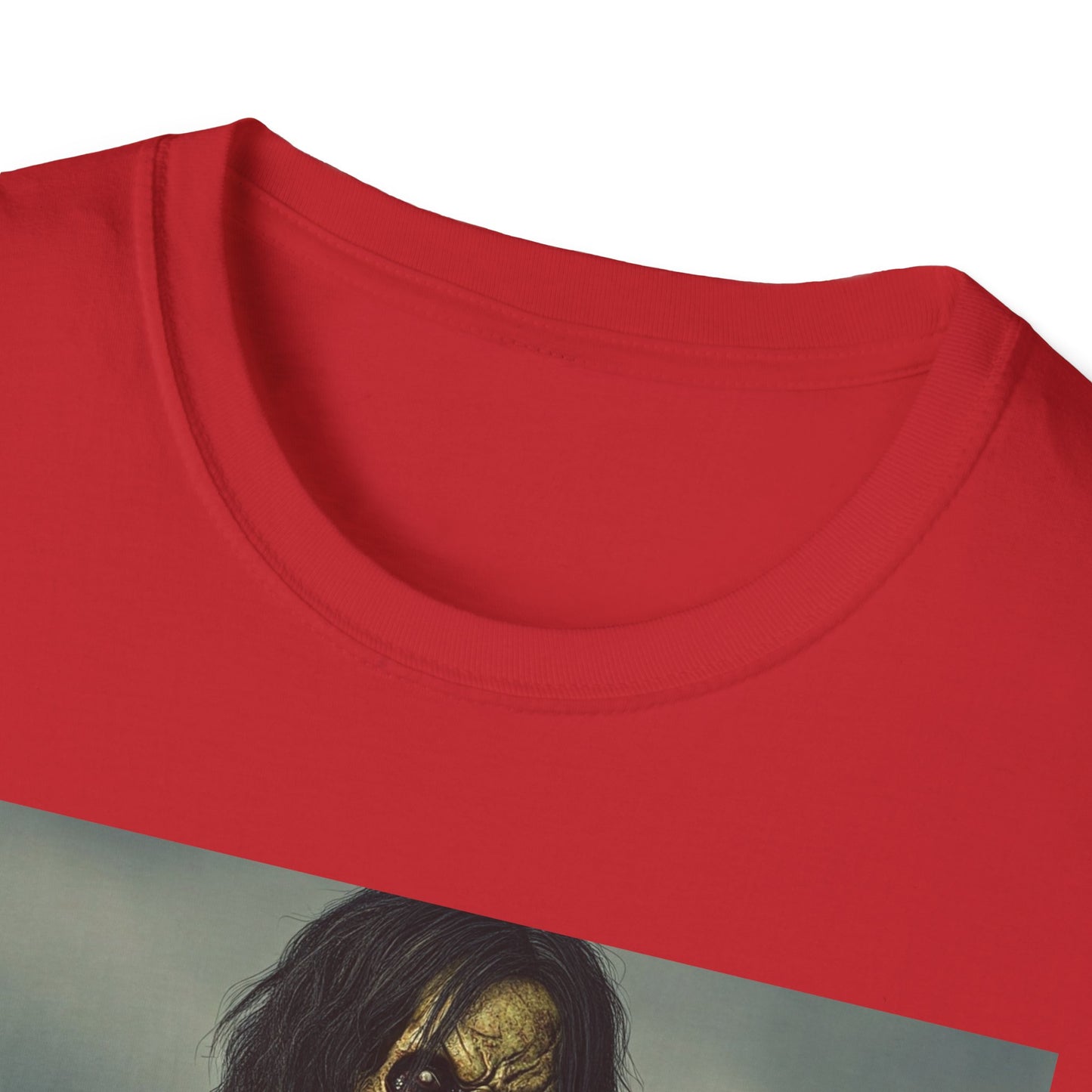 Zombie Apocalyptic Portrait Tee, bold, decaying zombie graphic