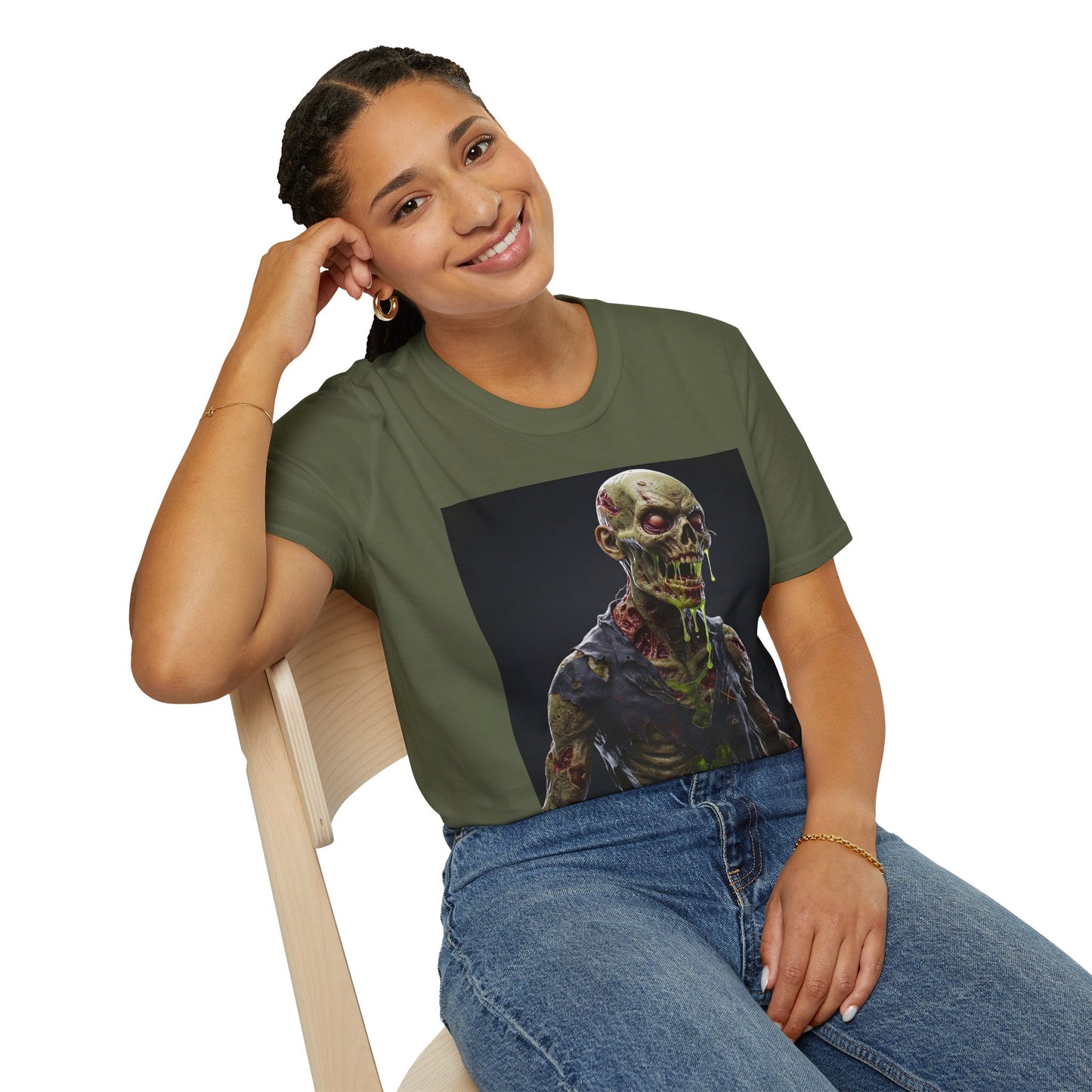 Zombie Apocalypse Unisex Softstyle T-Shirt - Perfect for Halloween and Horror Fans