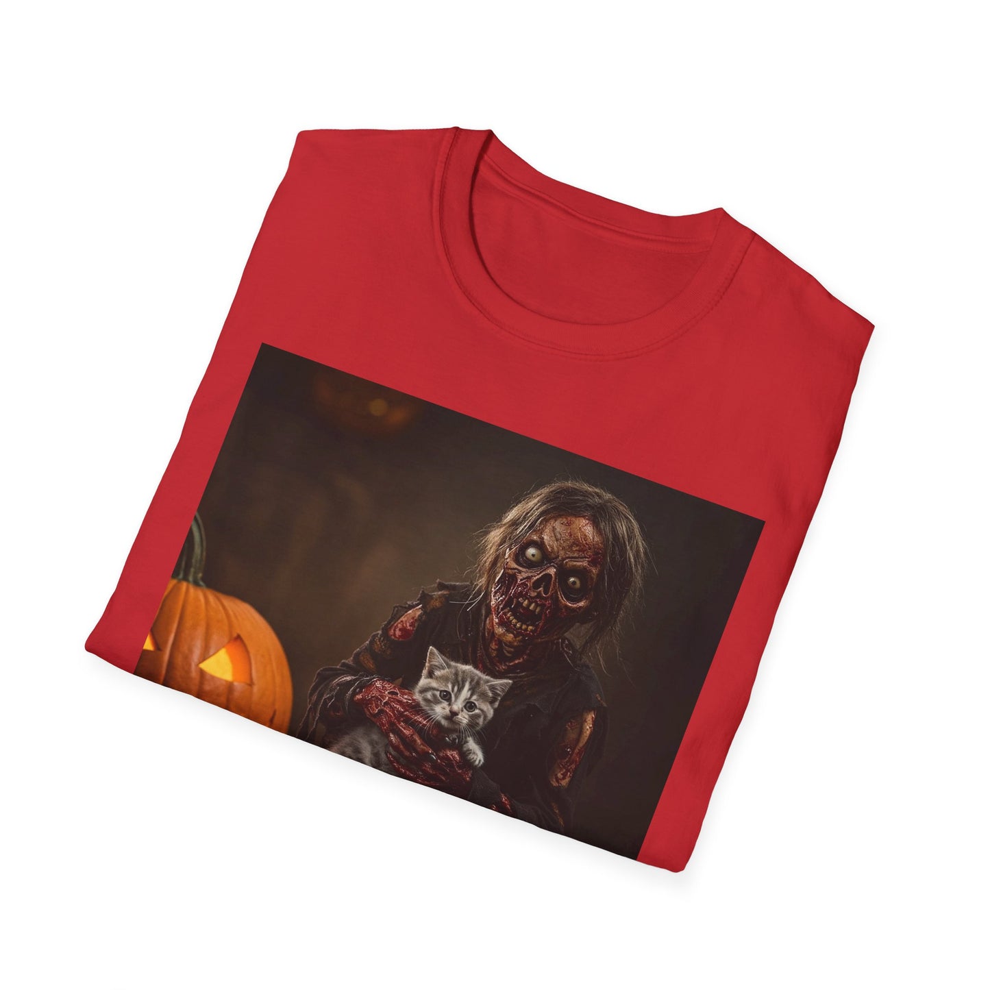 Apocalyptic Portrait Tee, bold, decaying zombie graphic