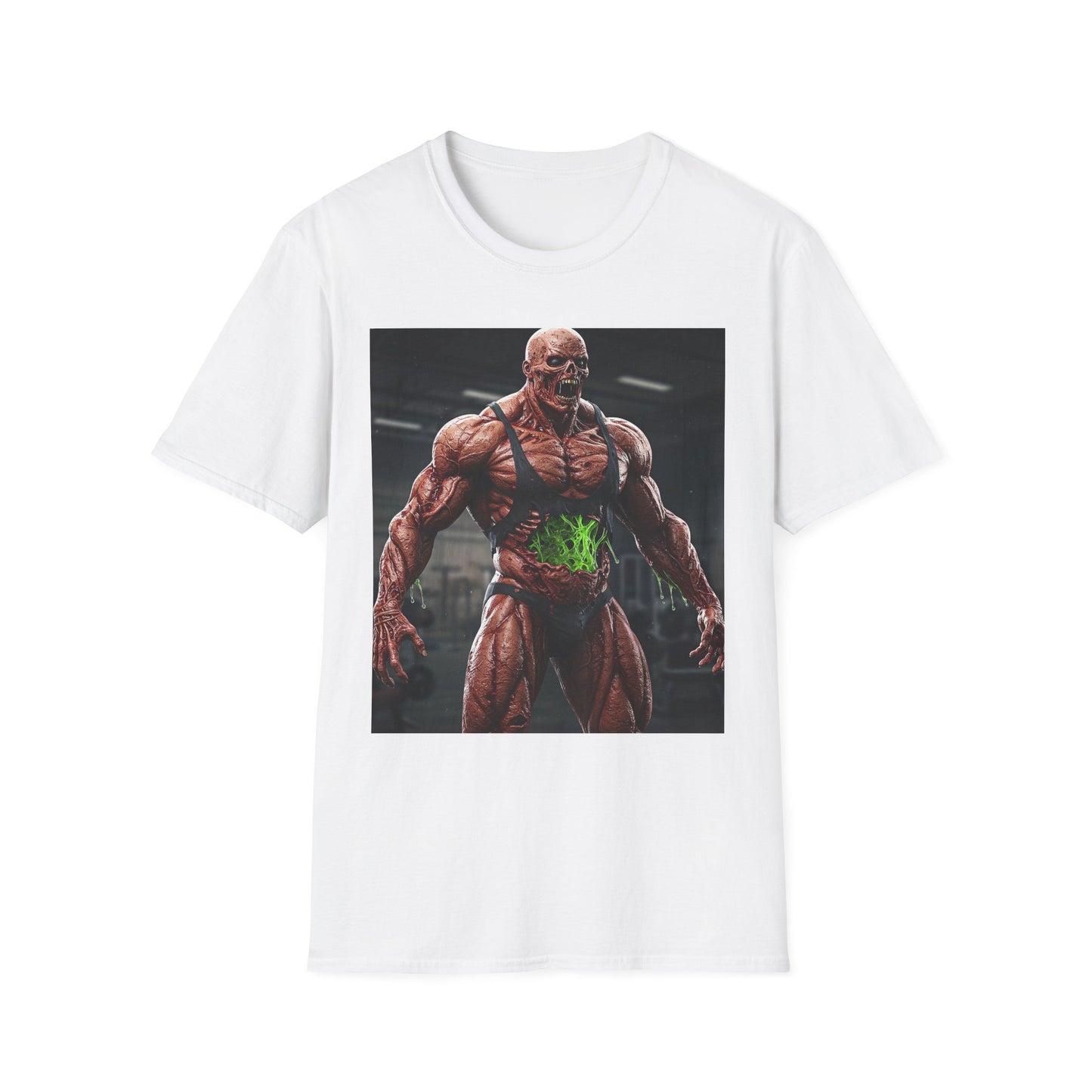 Muscle Graphic Unisex Softstyle T-Shirt - Ideal for Gym Lovers