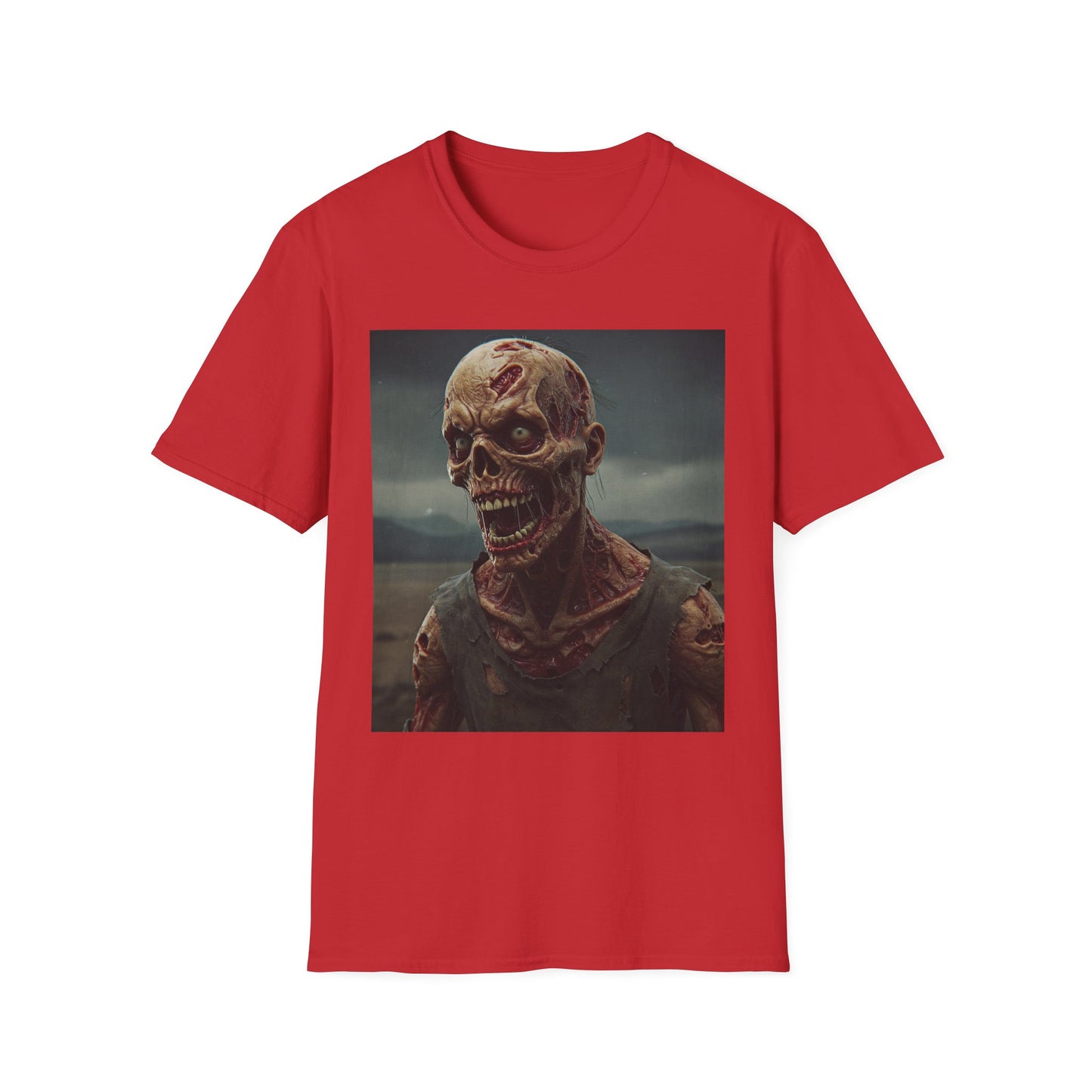 Apocalyptic Portrait Tee: A Vision of Decay