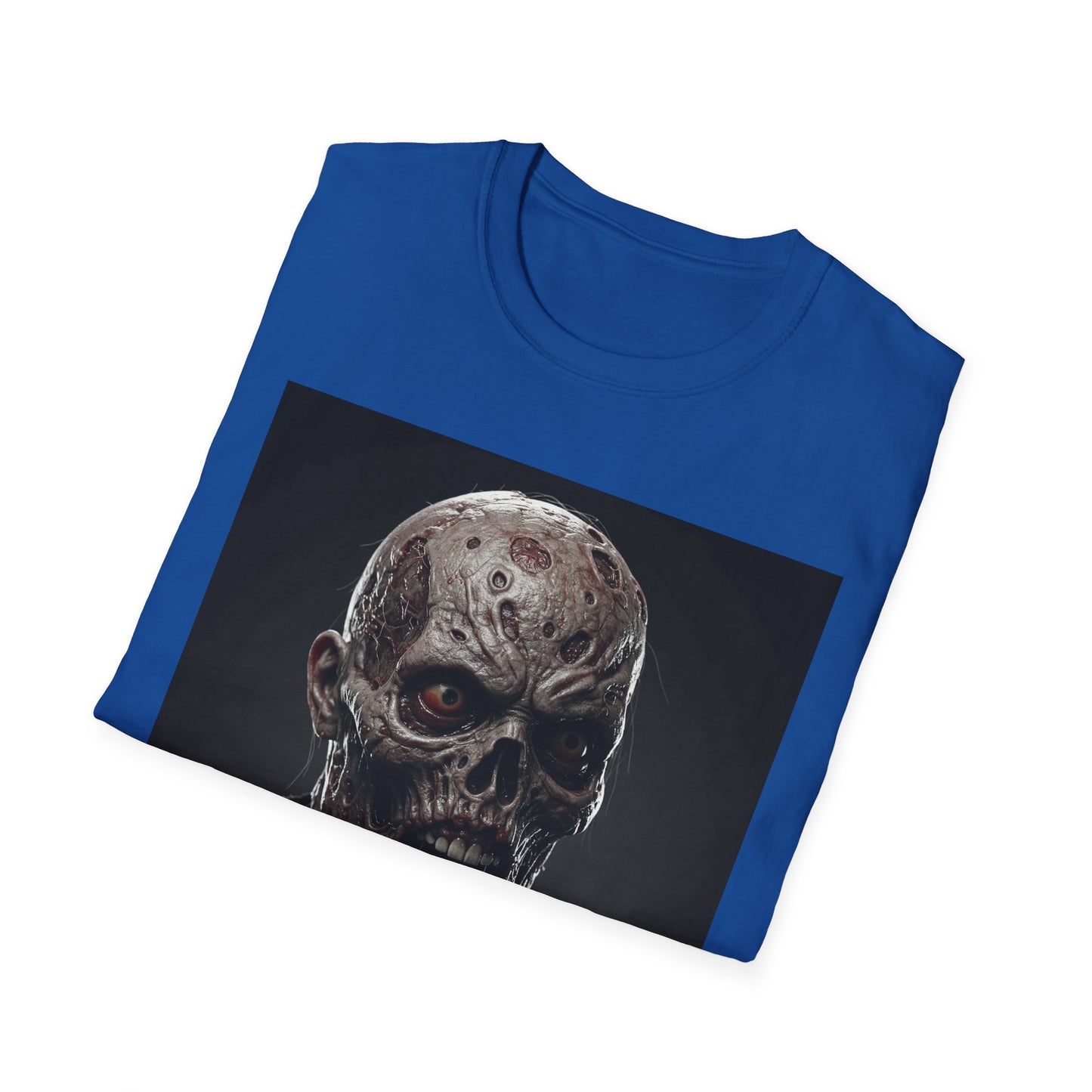 Apocalyptic Portrait Tee, bold, decaying zombie graphic